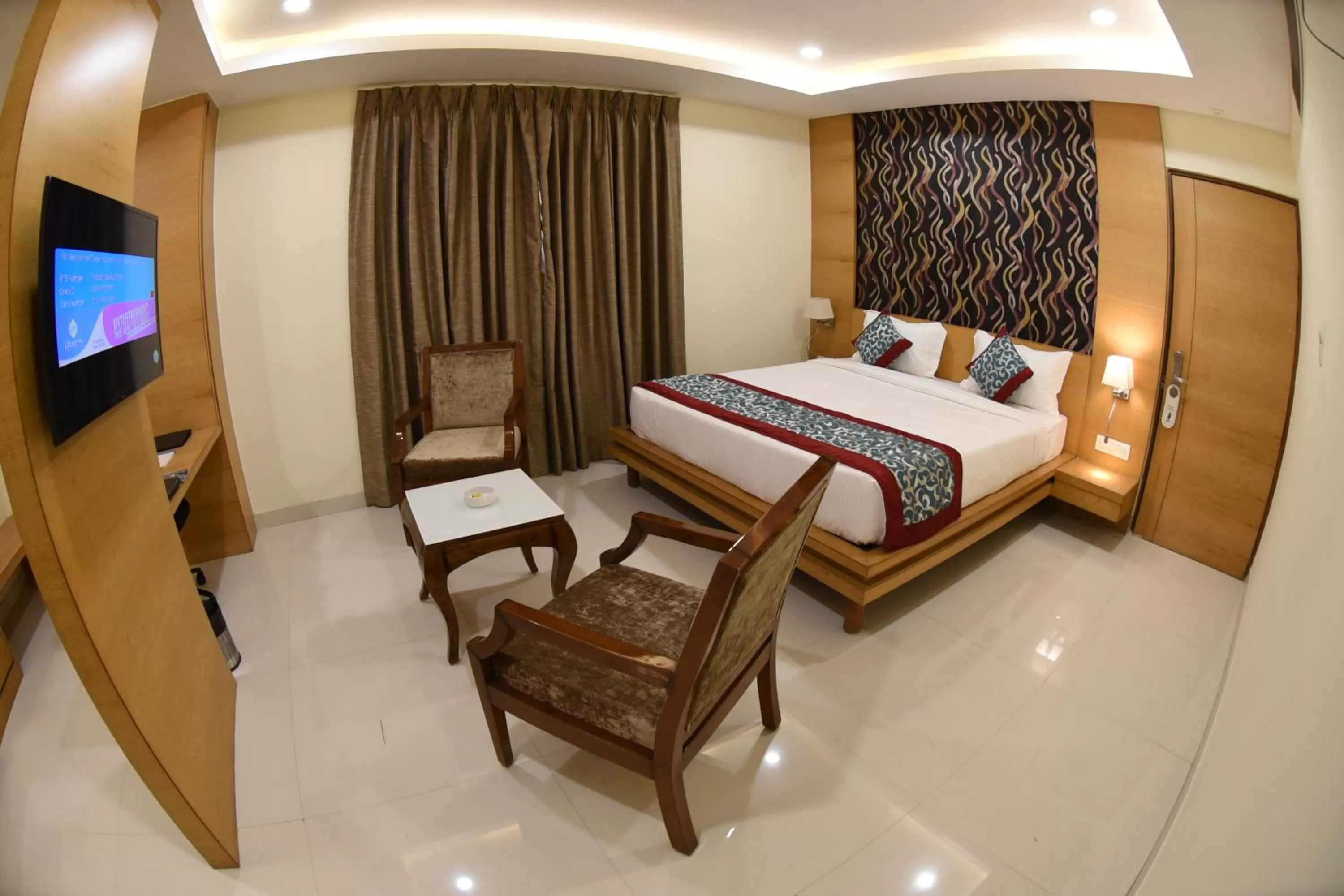 Bed in Hotel Grand Rajputana