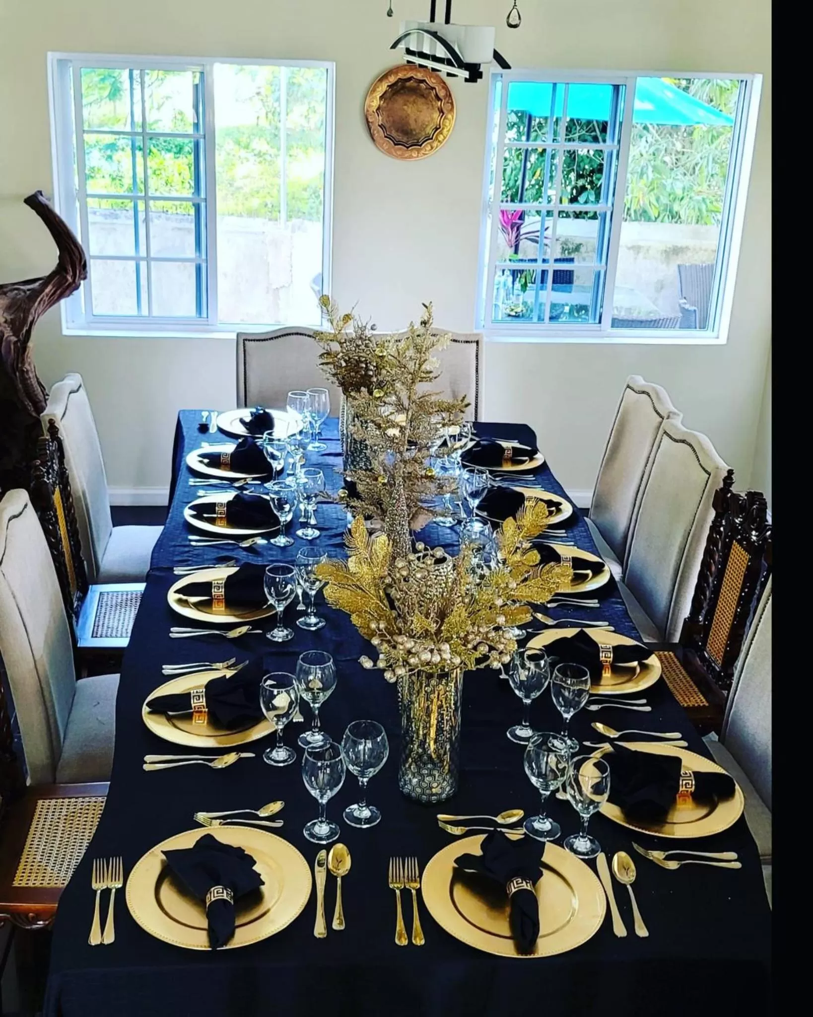 Dinner in Blue Paloma Bed & Breakfast