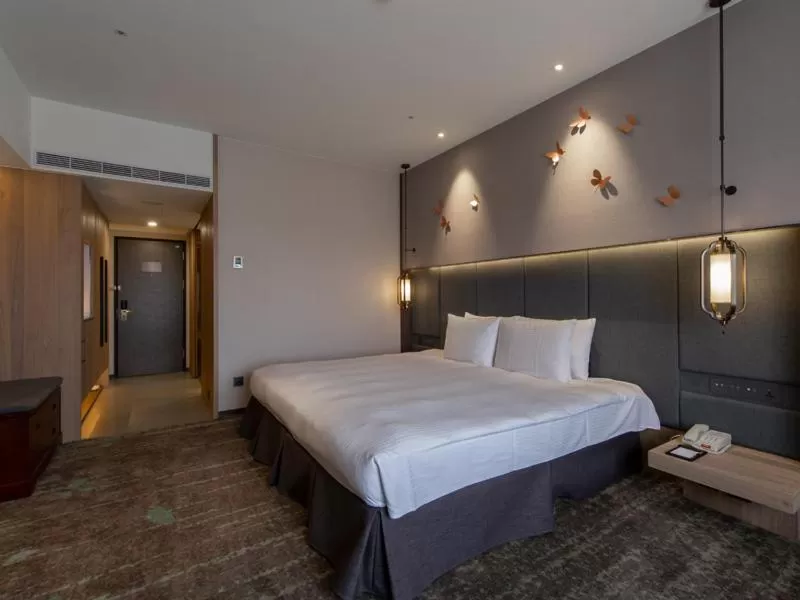 Bed in The Howard Prince Hotel Taichung