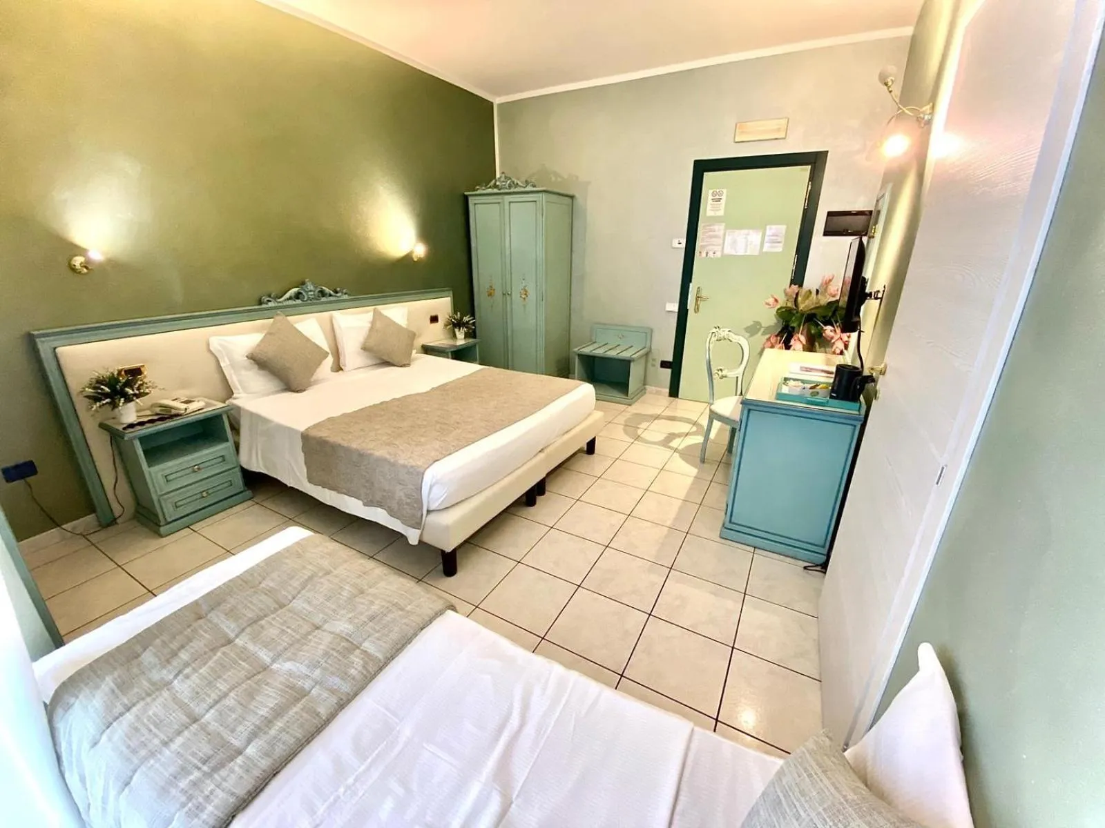 Bed in Piccolo Hotel Nogara