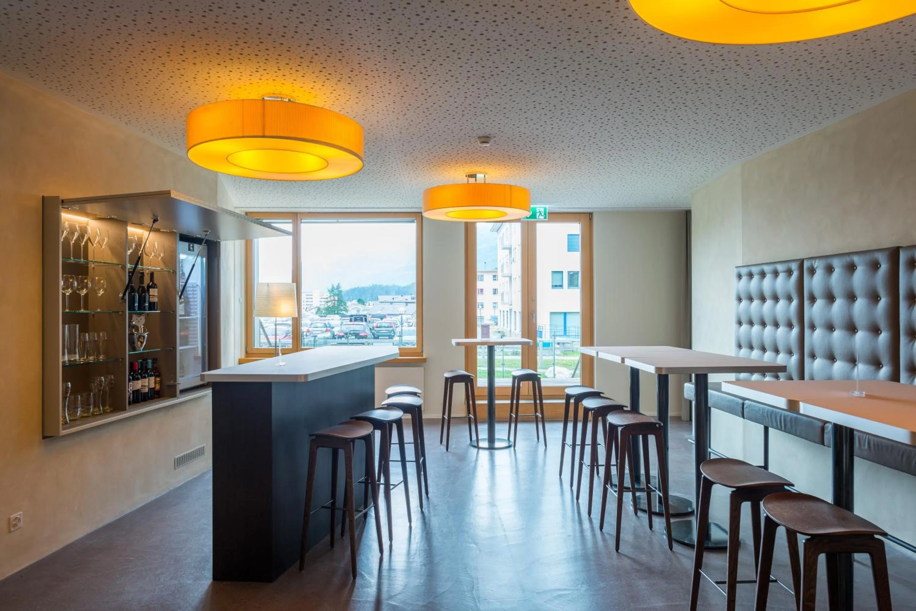 Food and drinks in St. Moritz Youth Hostel