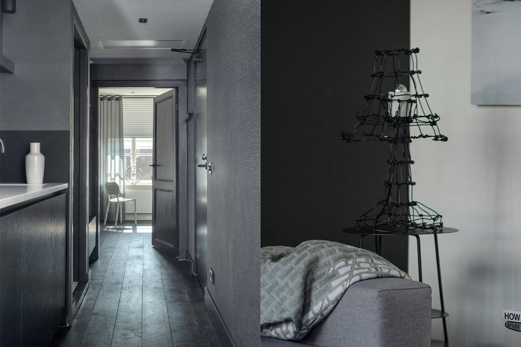 Decorative detail, Bed in Kazerne Hotel - Member of Design Hotels