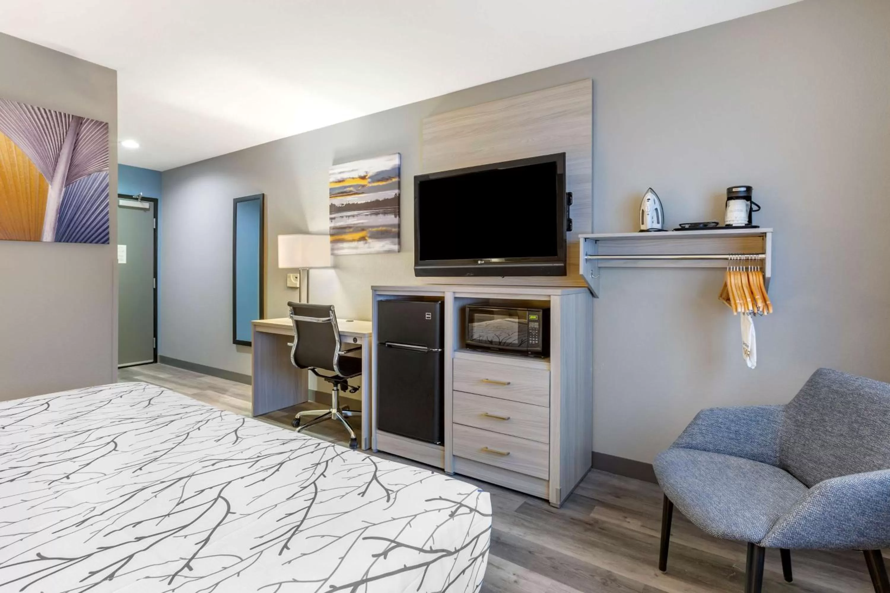 Bedroom, Bed in Best Western Blythe