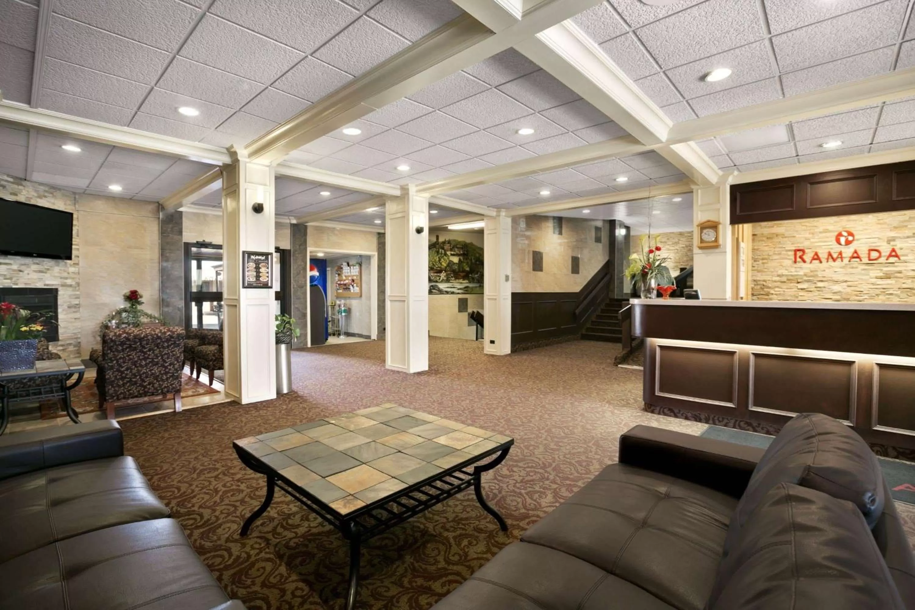 Lobby or reception in Ramada by Wyndham Lethbridge