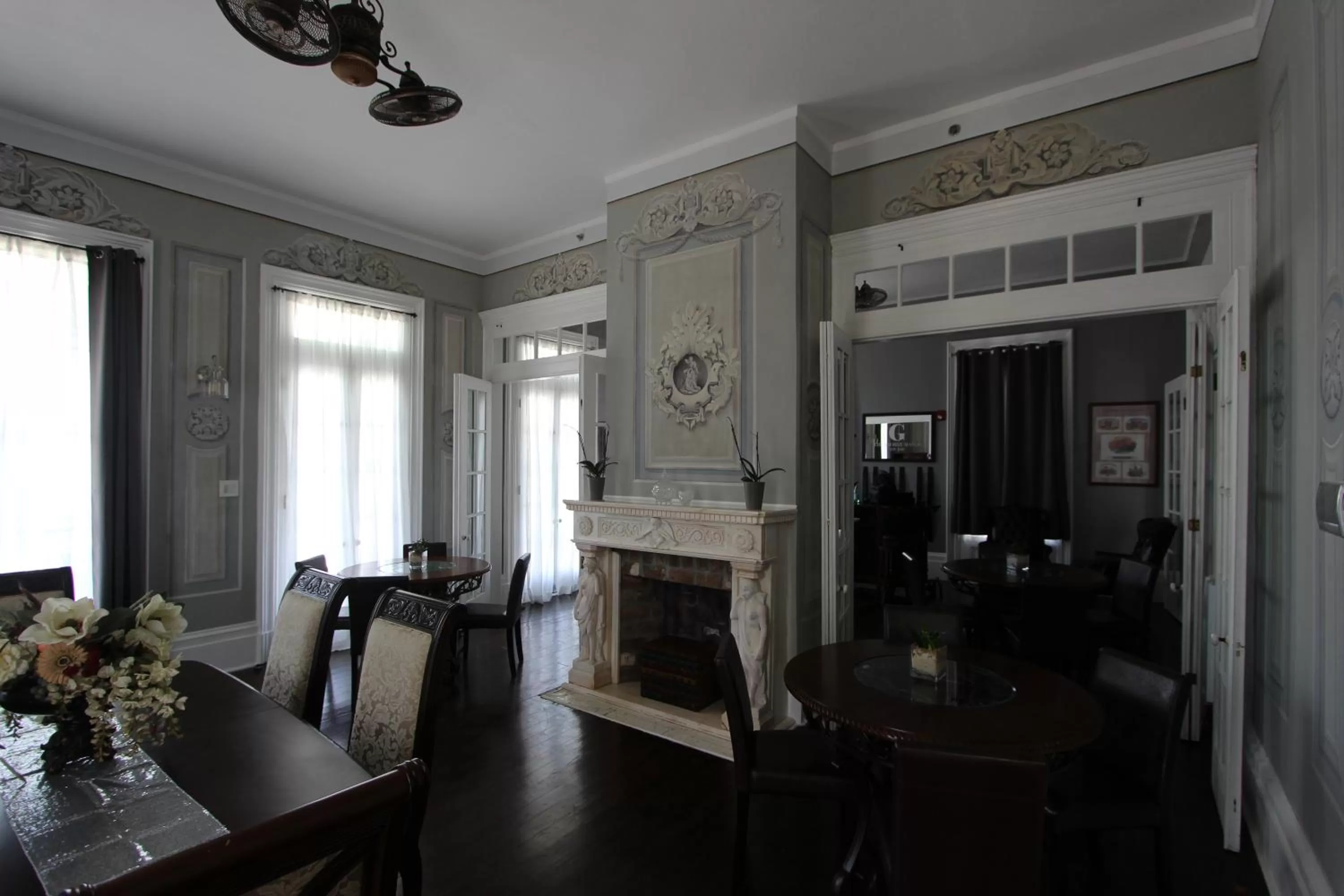 Dining area in The George Manor
