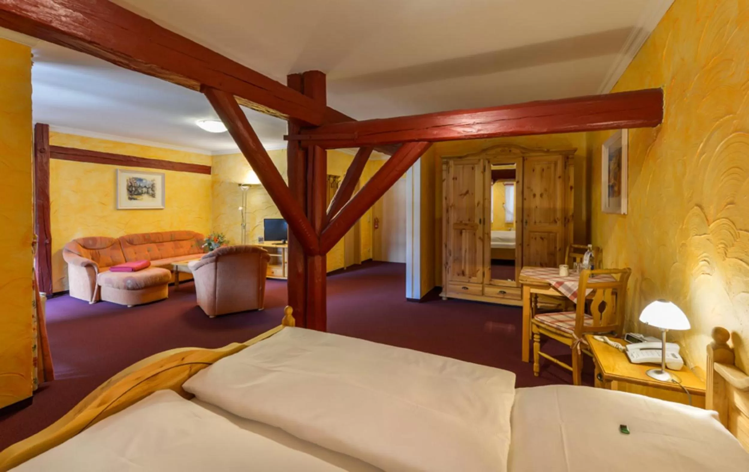 Comfort Double Room with Balcony in Hotel Gut Voigtlaender