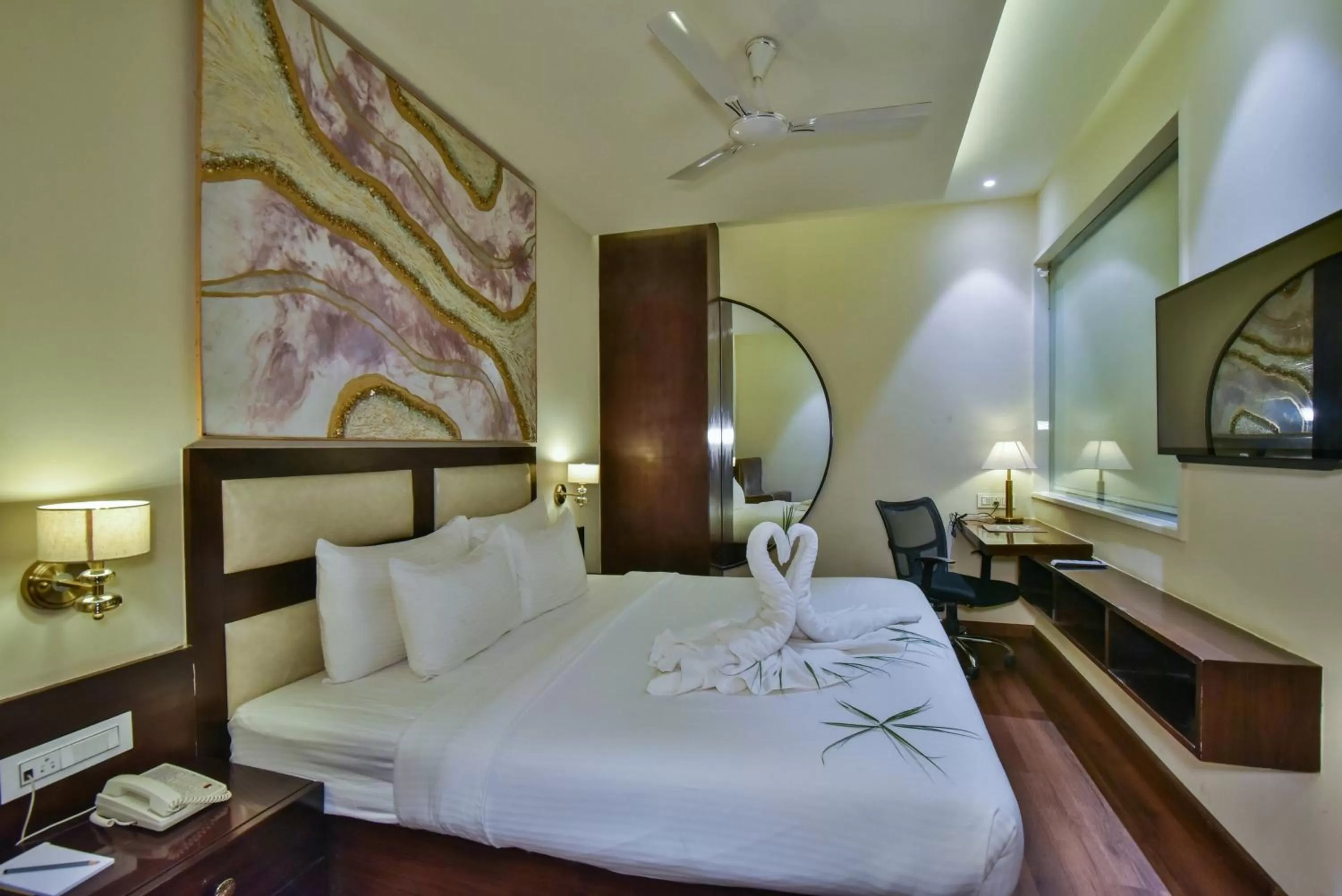 Photo of the whole room, Bed in Hotel BR Grand -Near Golden Temple