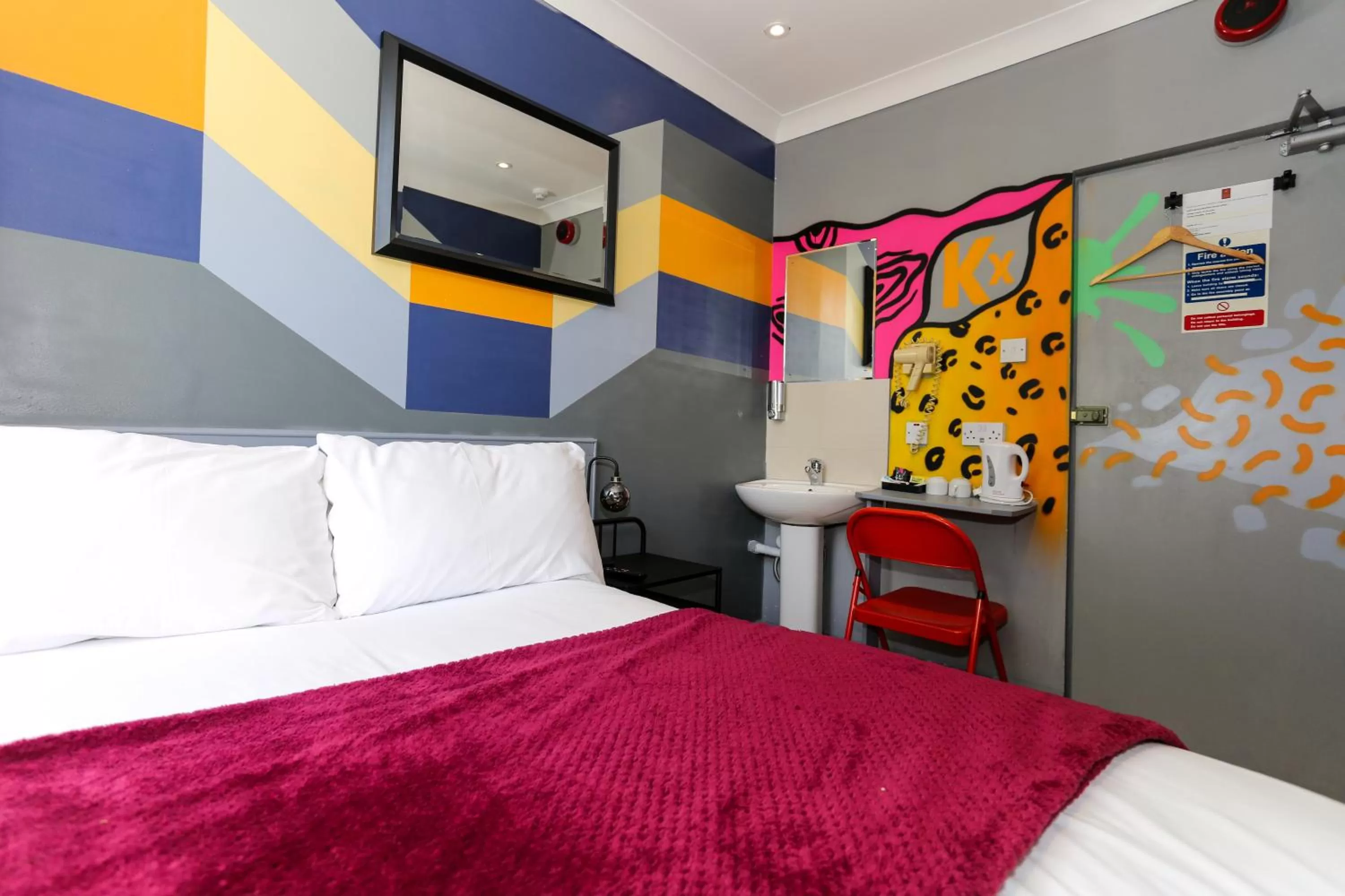 Bed in KX Rooms Kings Cross