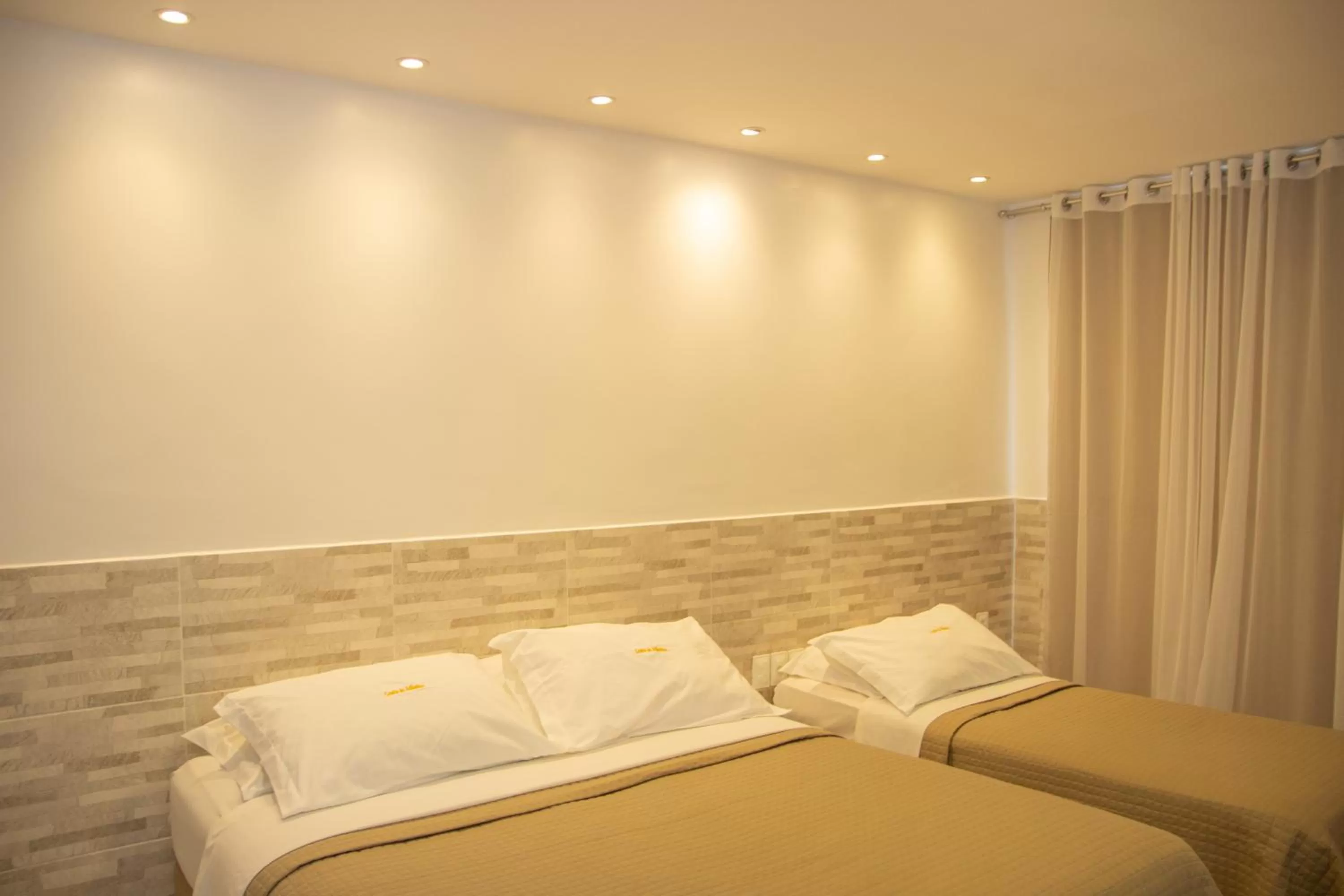 Bed in Hotel Pousada Costa do Atlântico