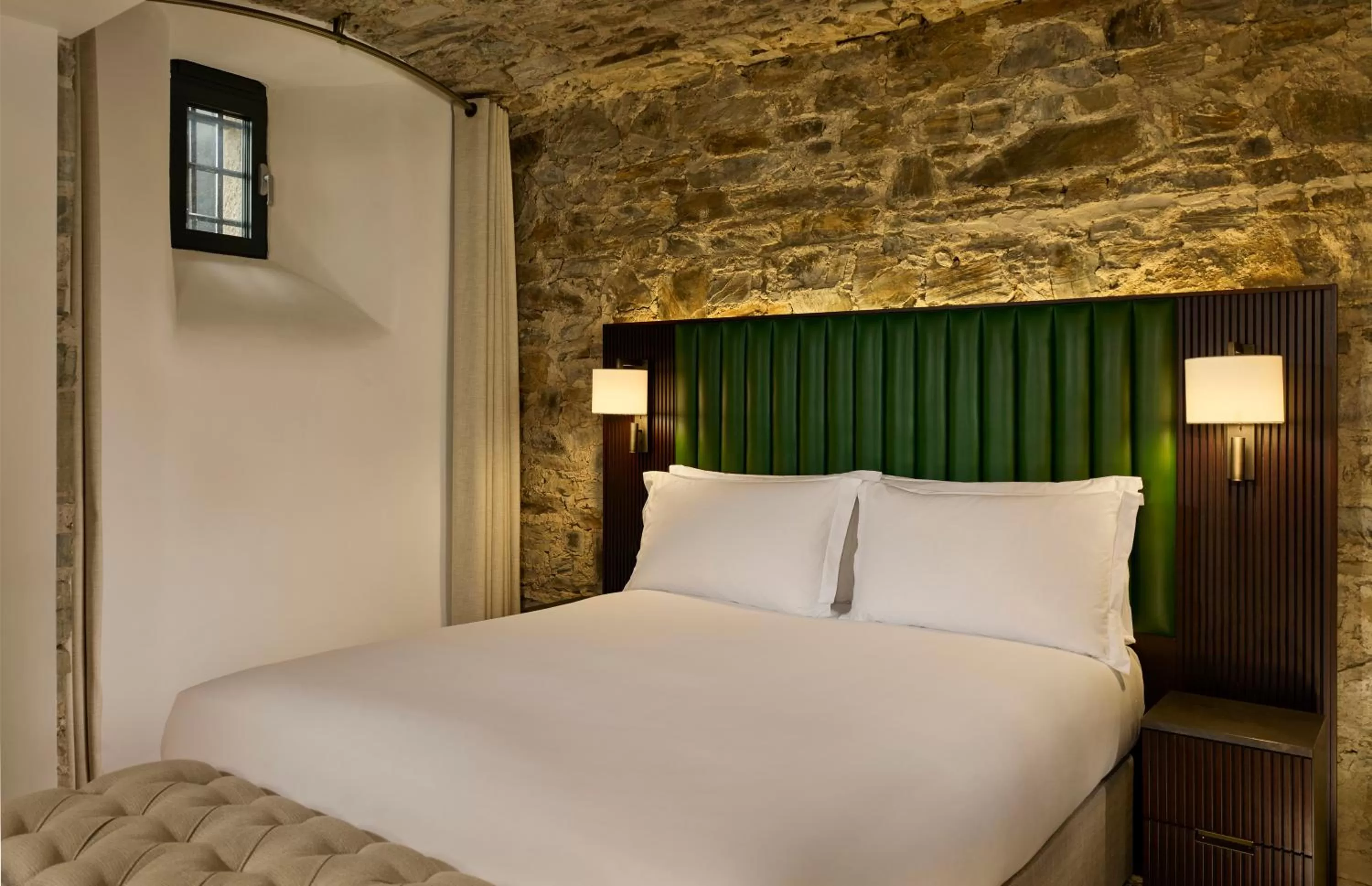 Bed in Bodmin Jail Hotel