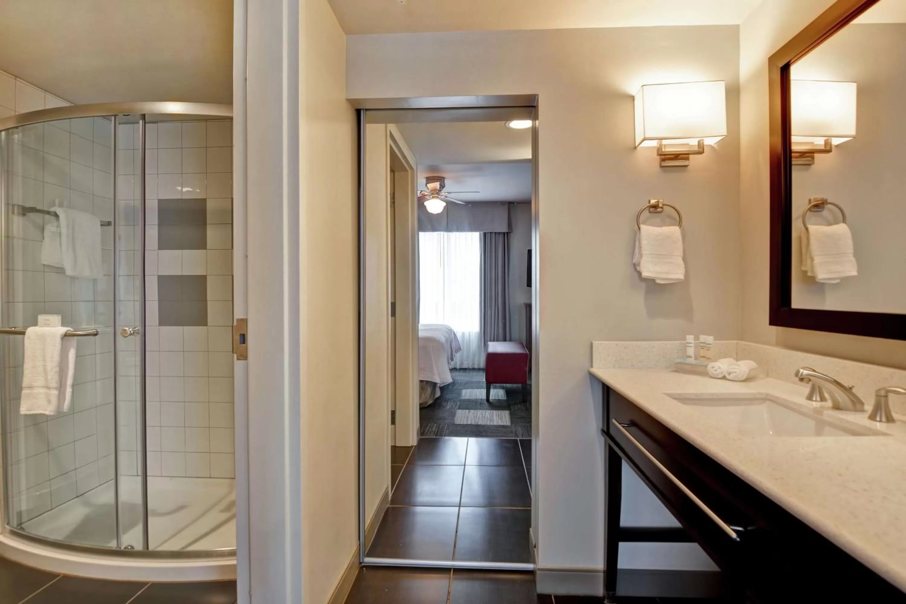 Bathroom in Homewood Suites TechRidge Parmer @ I-35