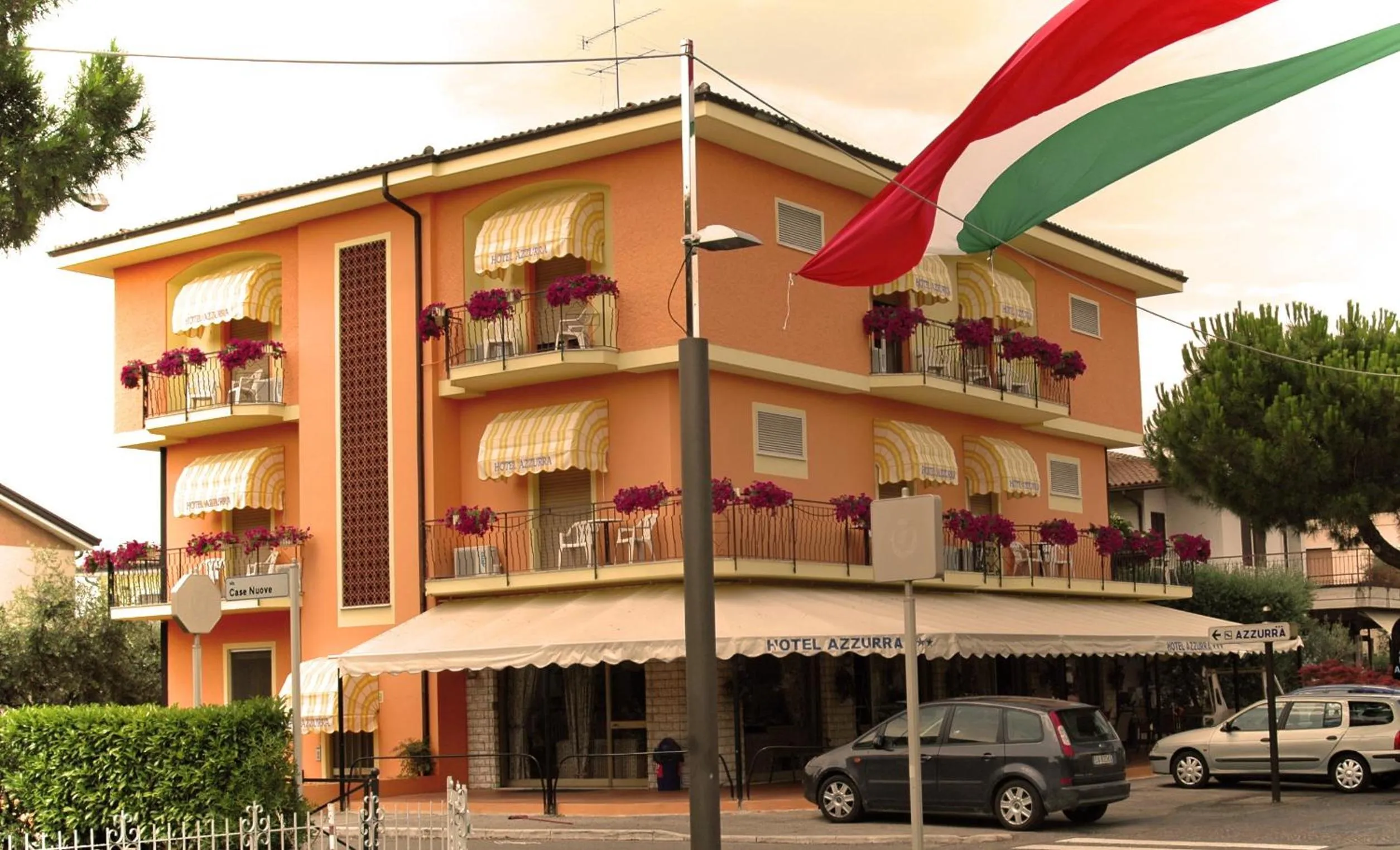 Facade/entrance in Hotel Azzurra