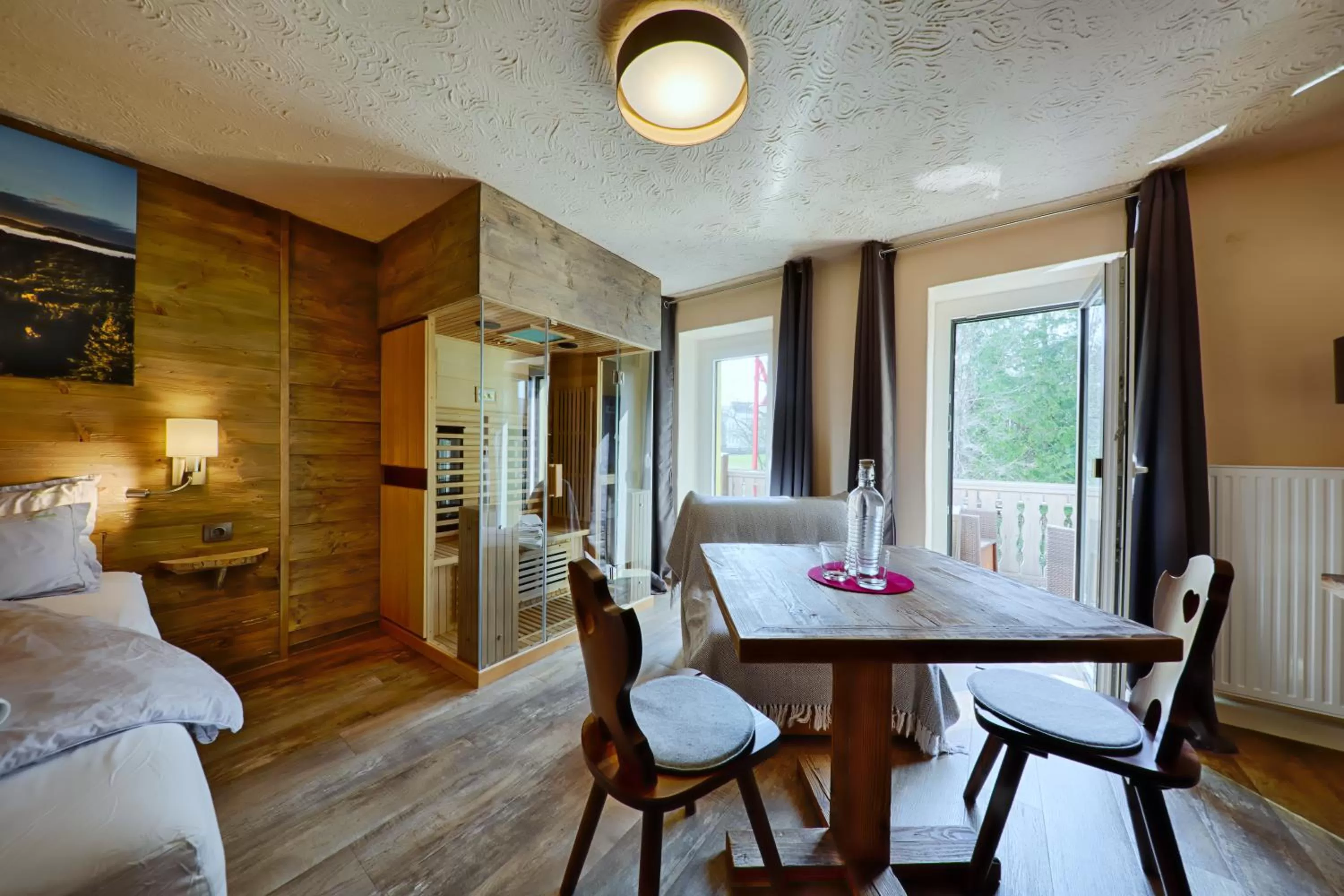 Sauna in Sennerhütte Landhotel