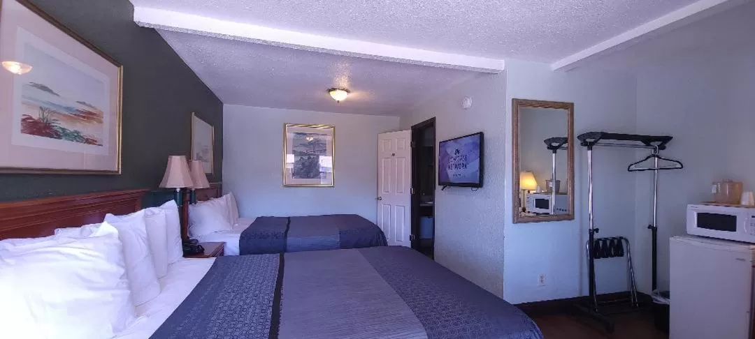 Photo of the whole room, Bed in Rodeway Inn Chico University Area