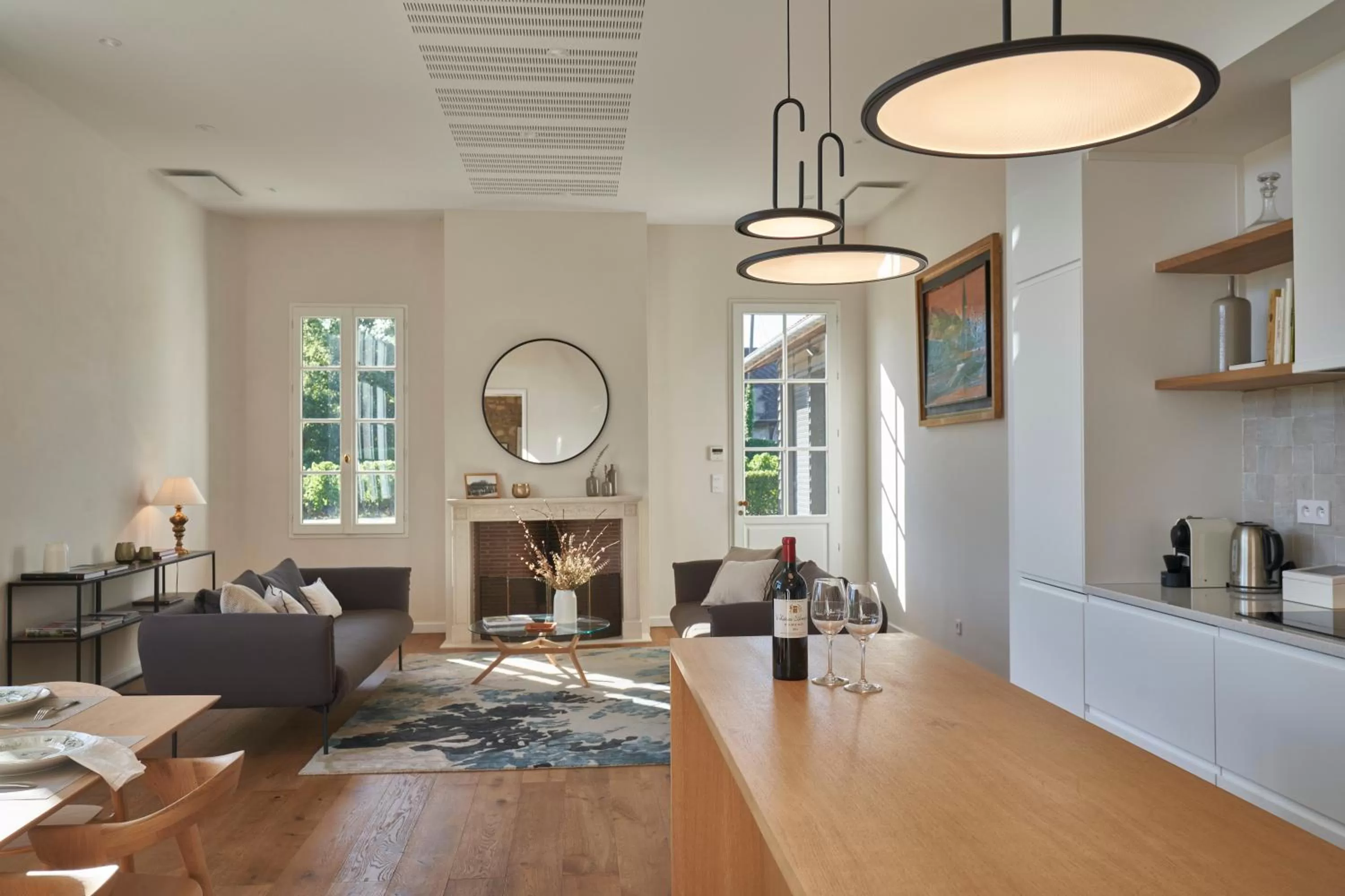 Living room in Château Bonalgue - Pomerol