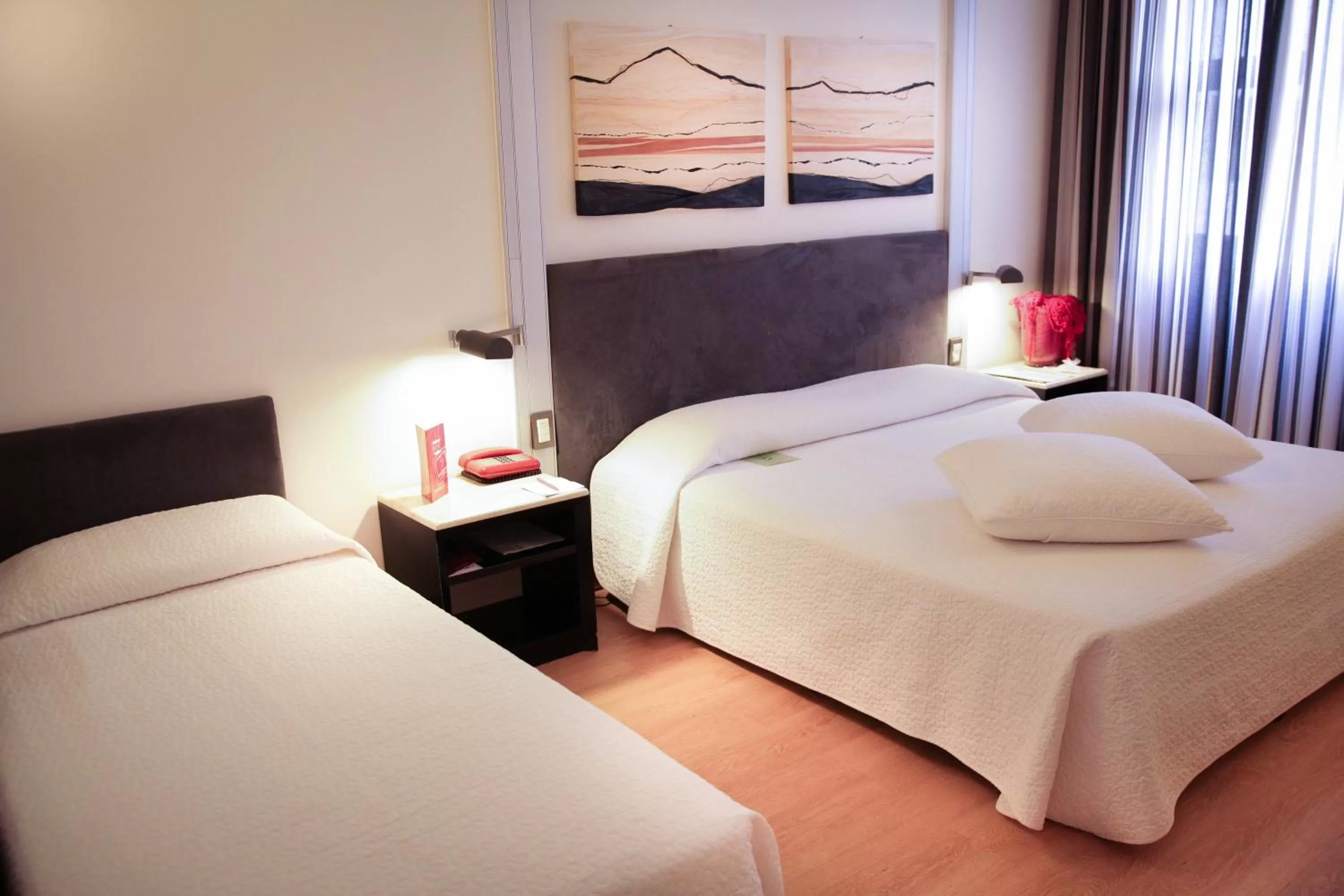 Bed in Art Hotel Museo