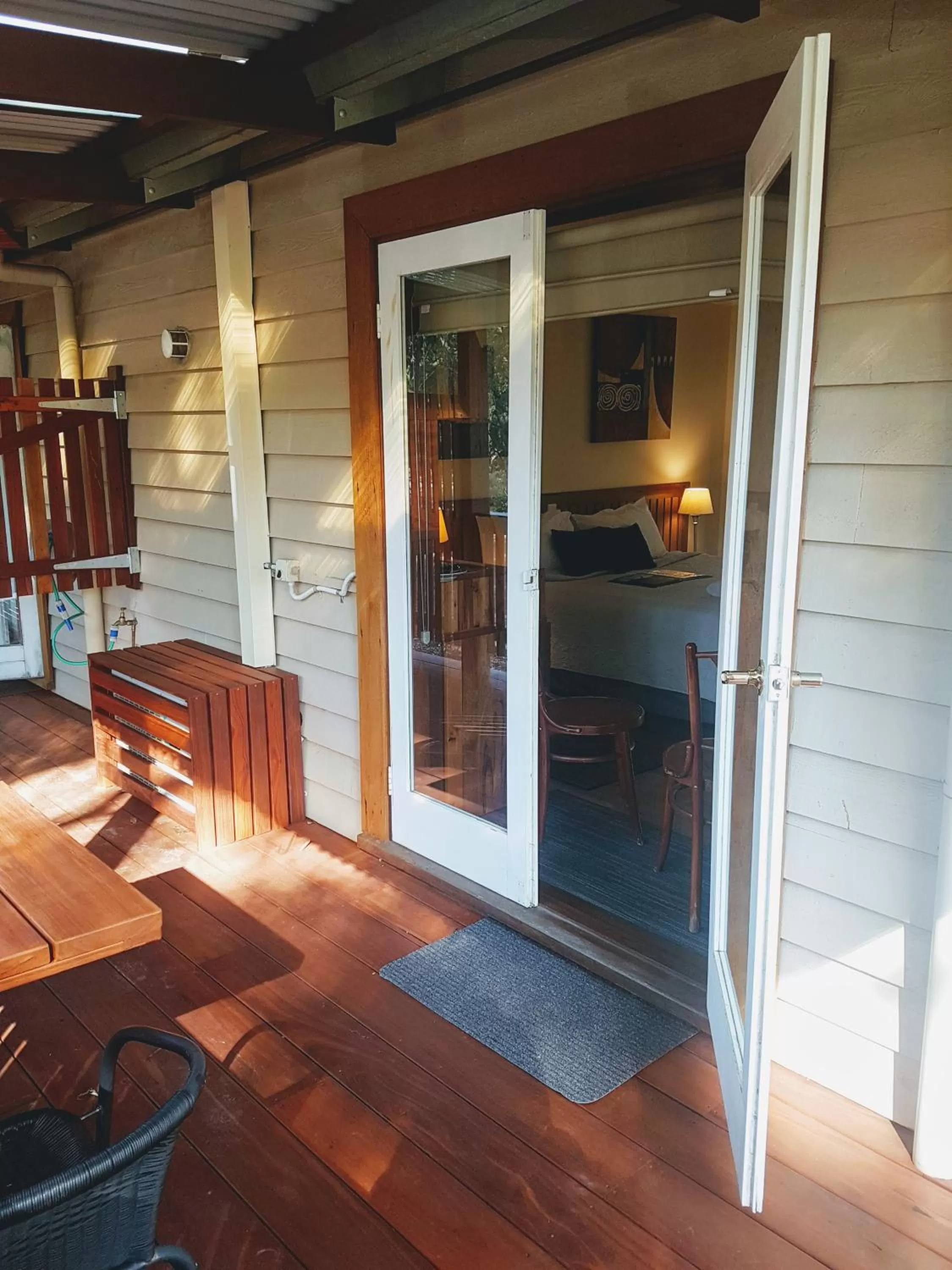 Balcony/Terrace in Adamsons Riverside Accommodation