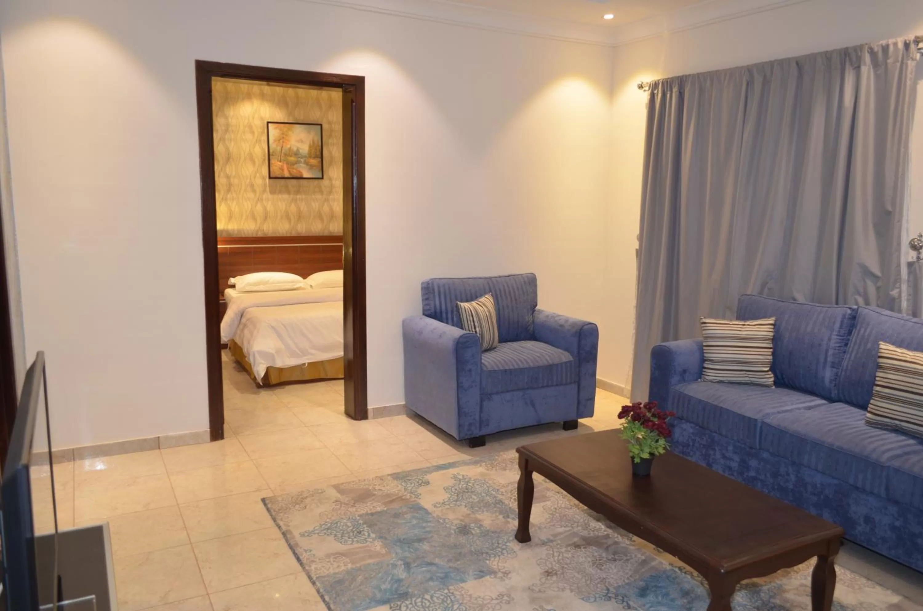 Living room, Bed in Holiday Season