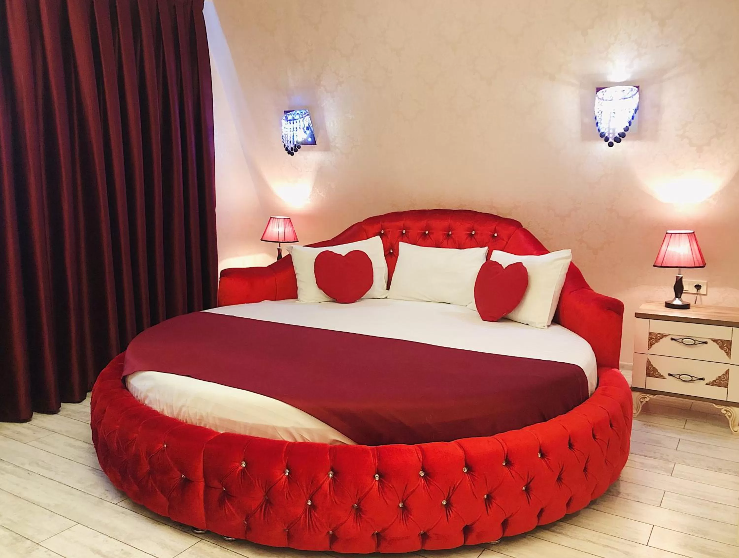 Bed in English Home Hotel Tbilisi