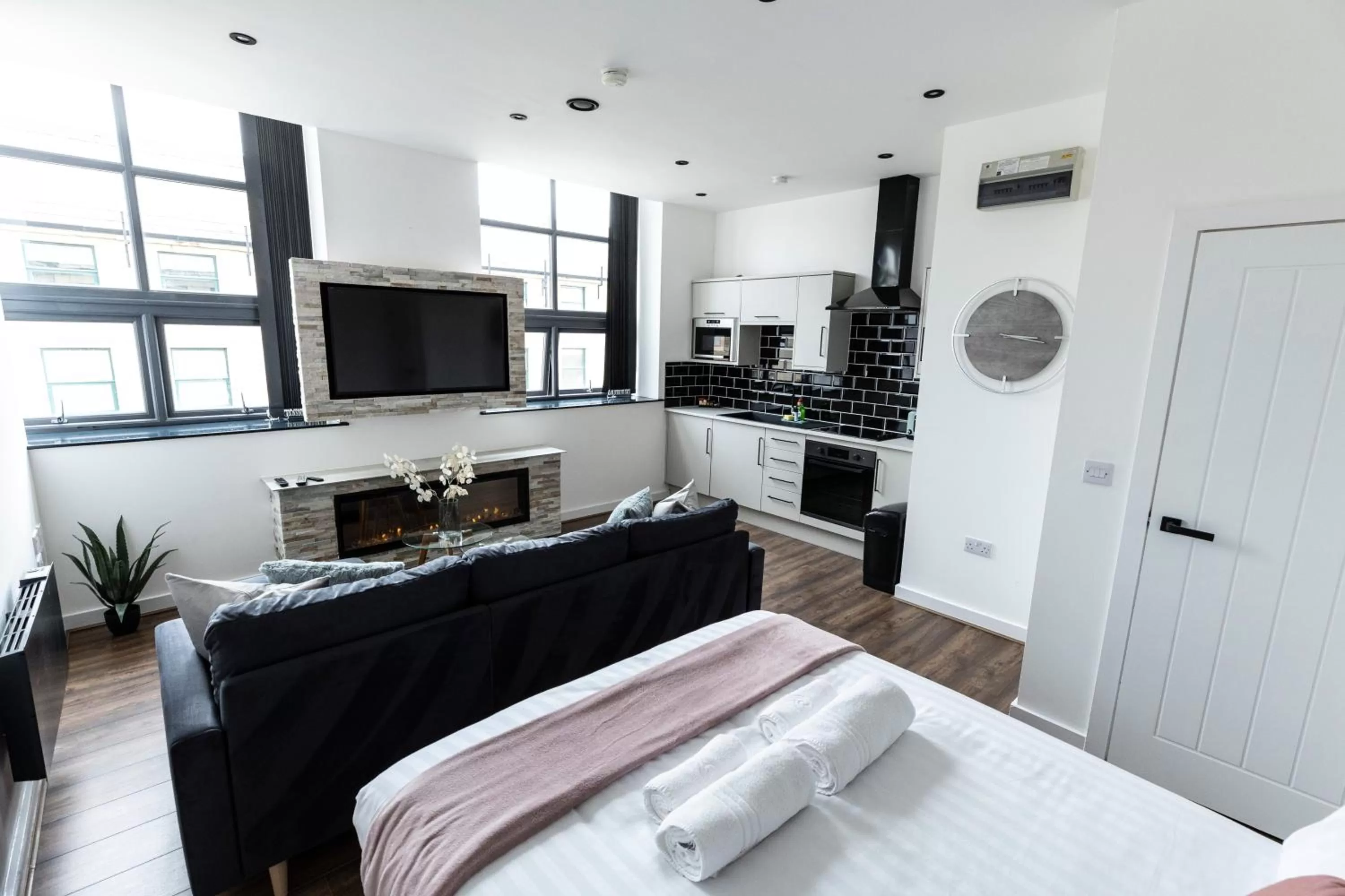 Bed in Spire Accommodations Ltd