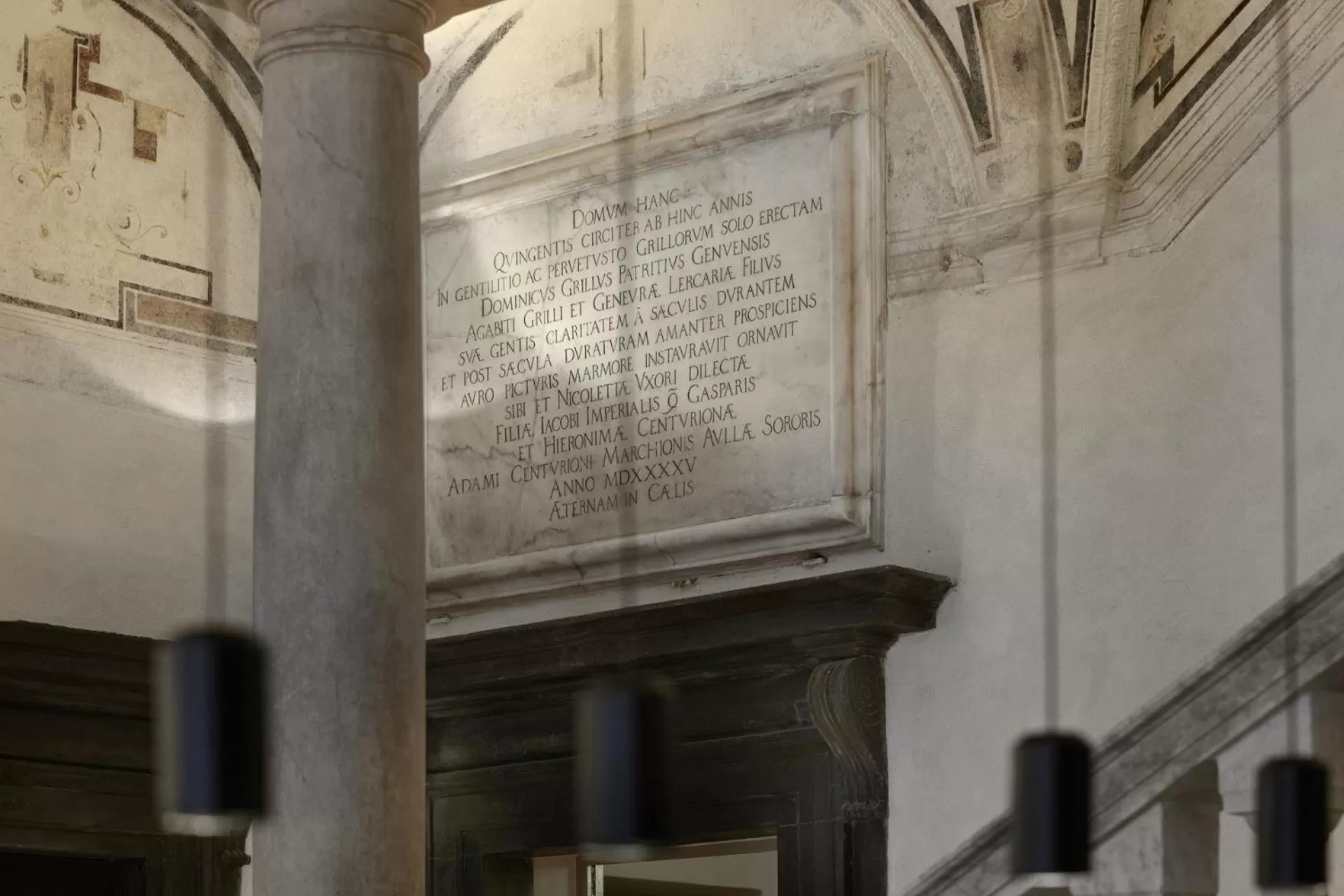 Decorative detail in Hotel Palazzo Grillo