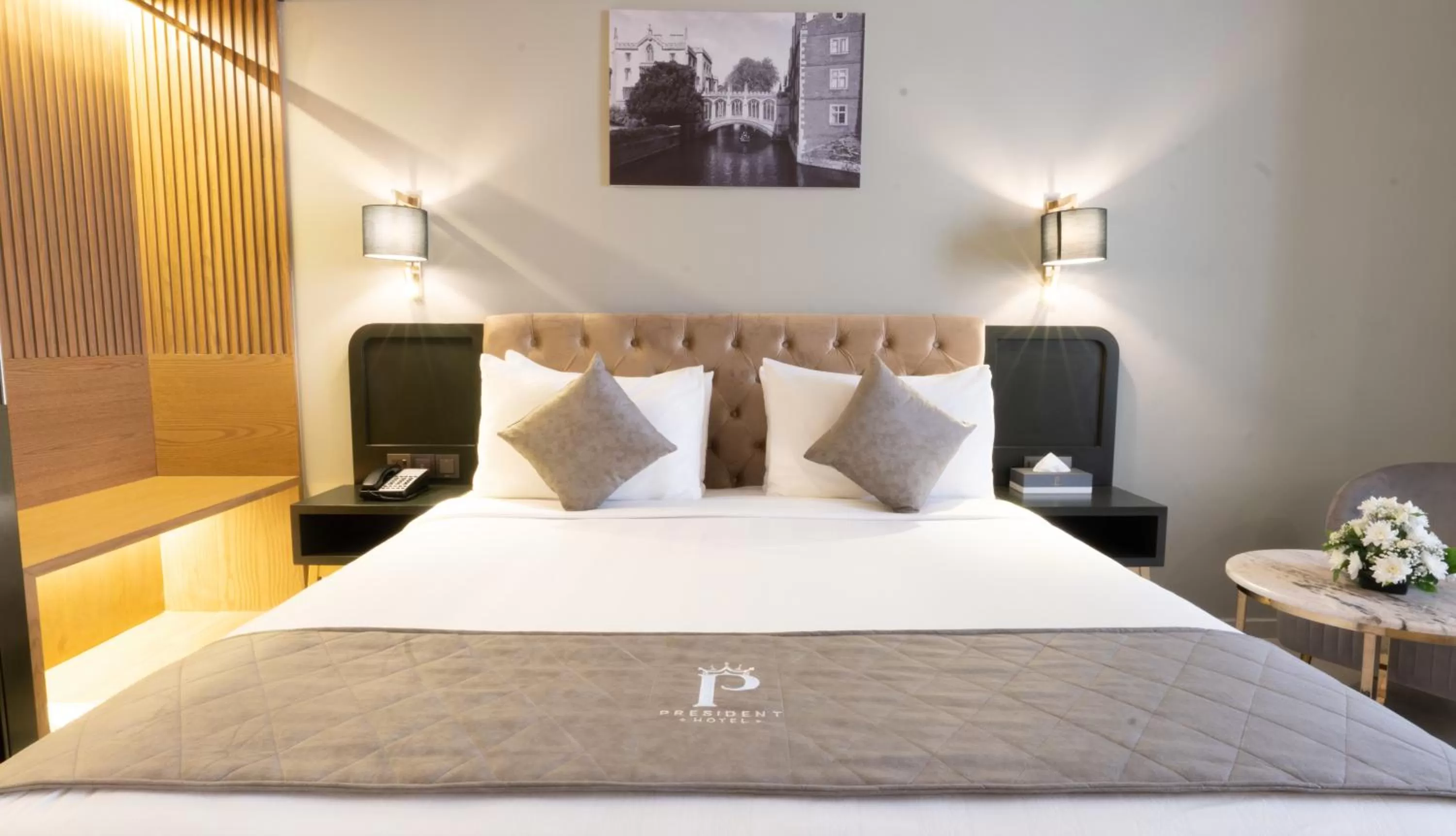 Bed in President Hotel