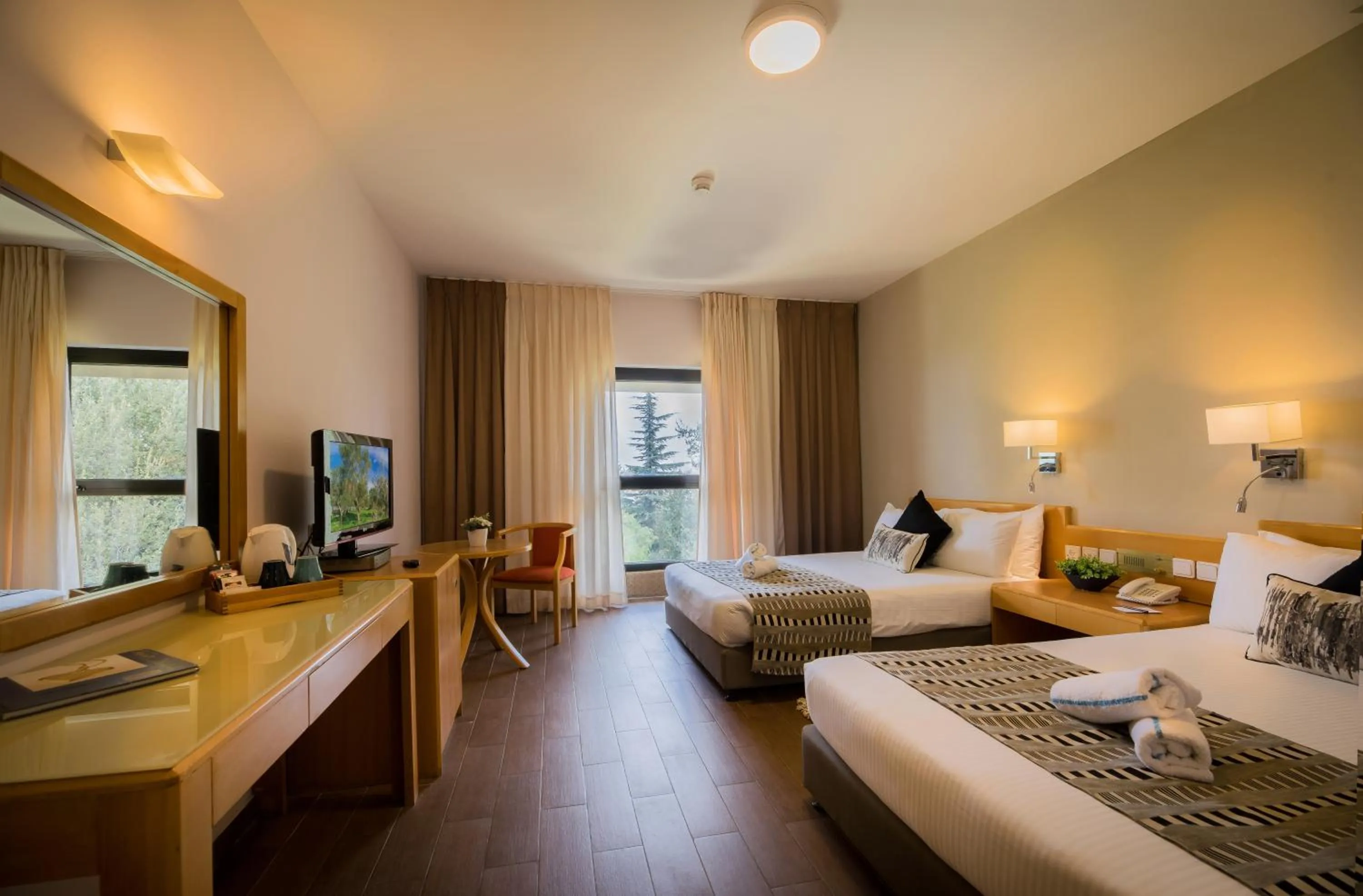 Bedroom, Bed in C Hotel Neve Ilan