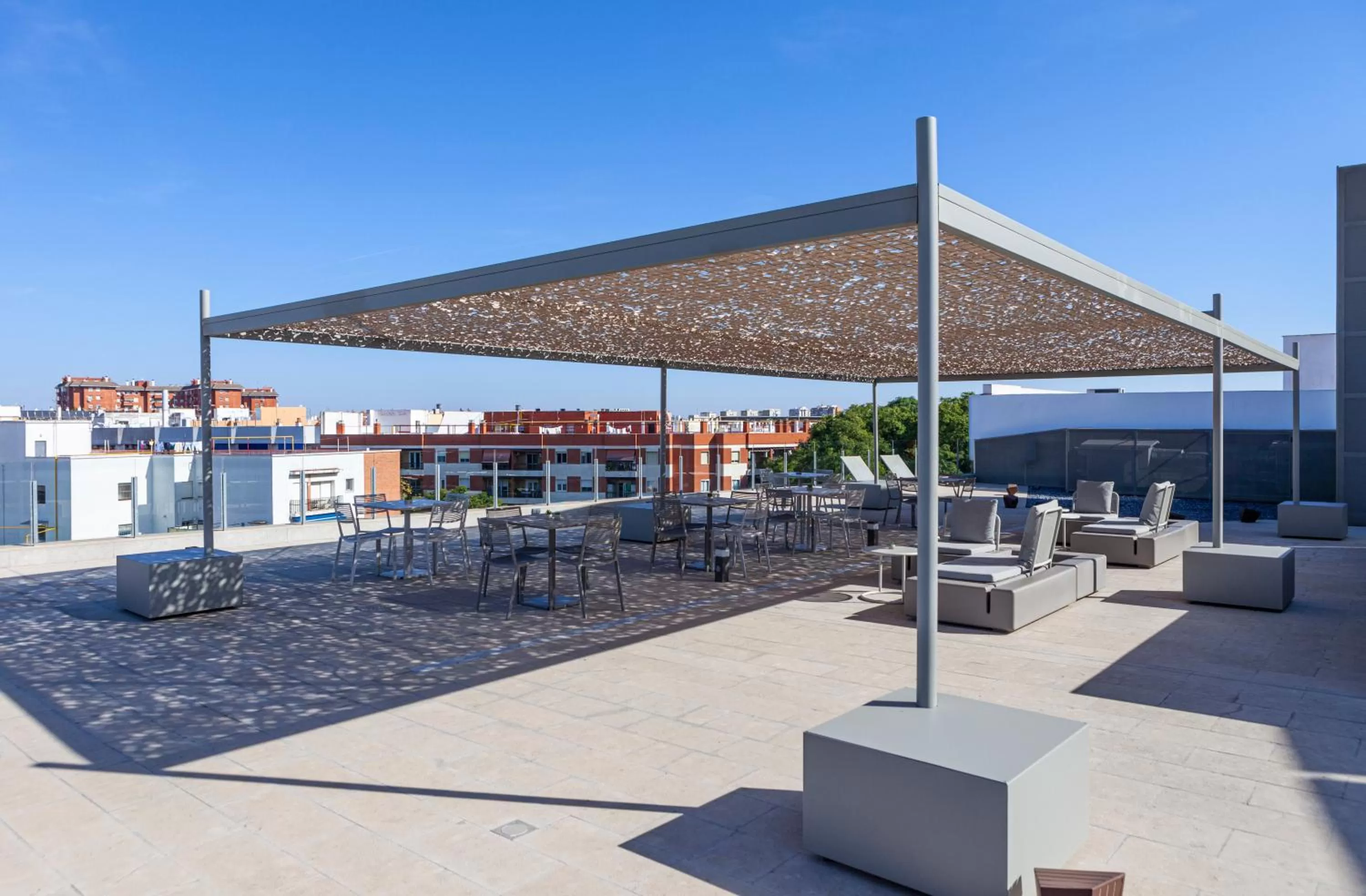 Balcony/Terrace in Hotel Macià Sevilla Kubb