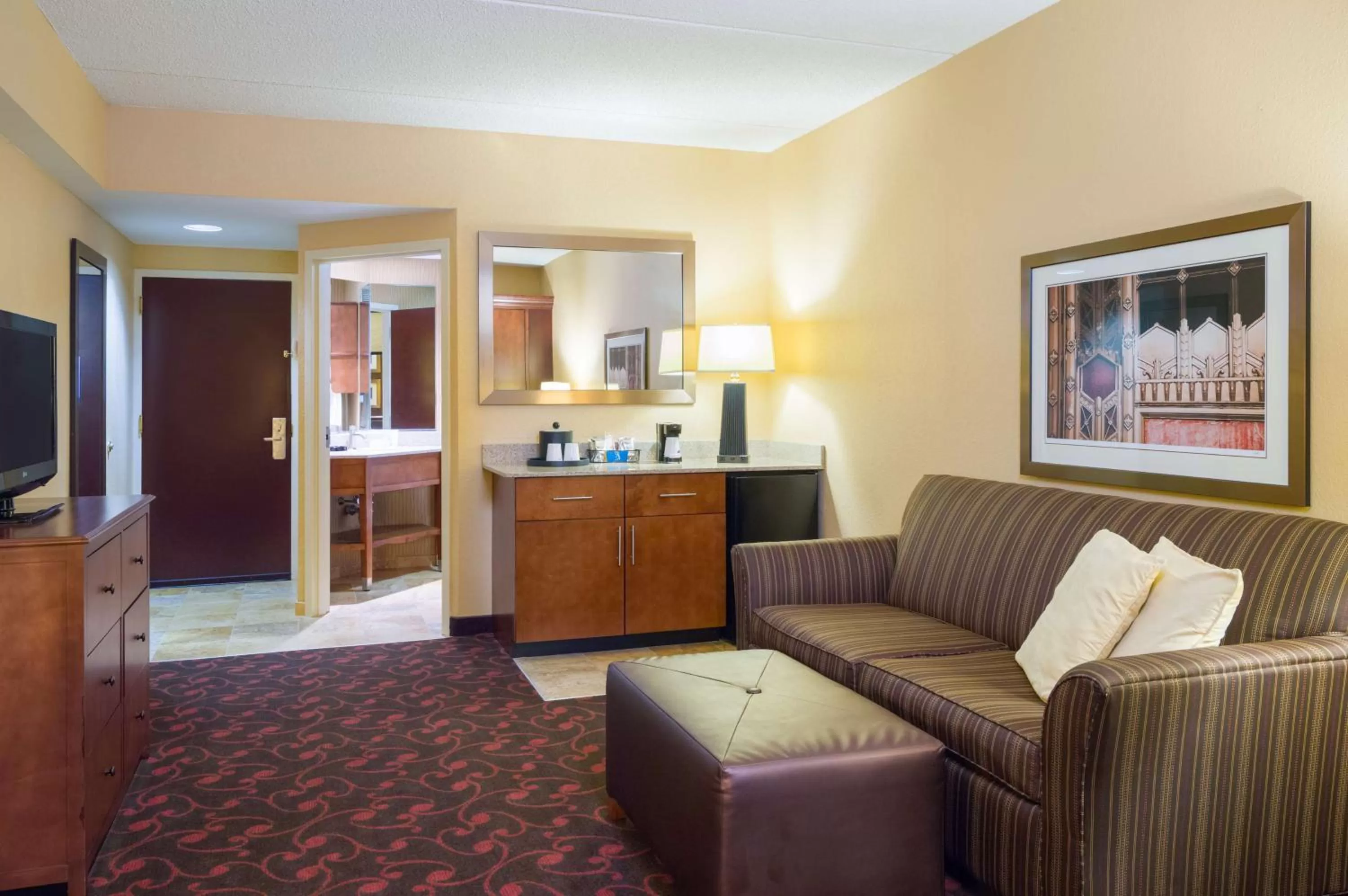 Living room, Seating Area in Hampton Inn Carlisle