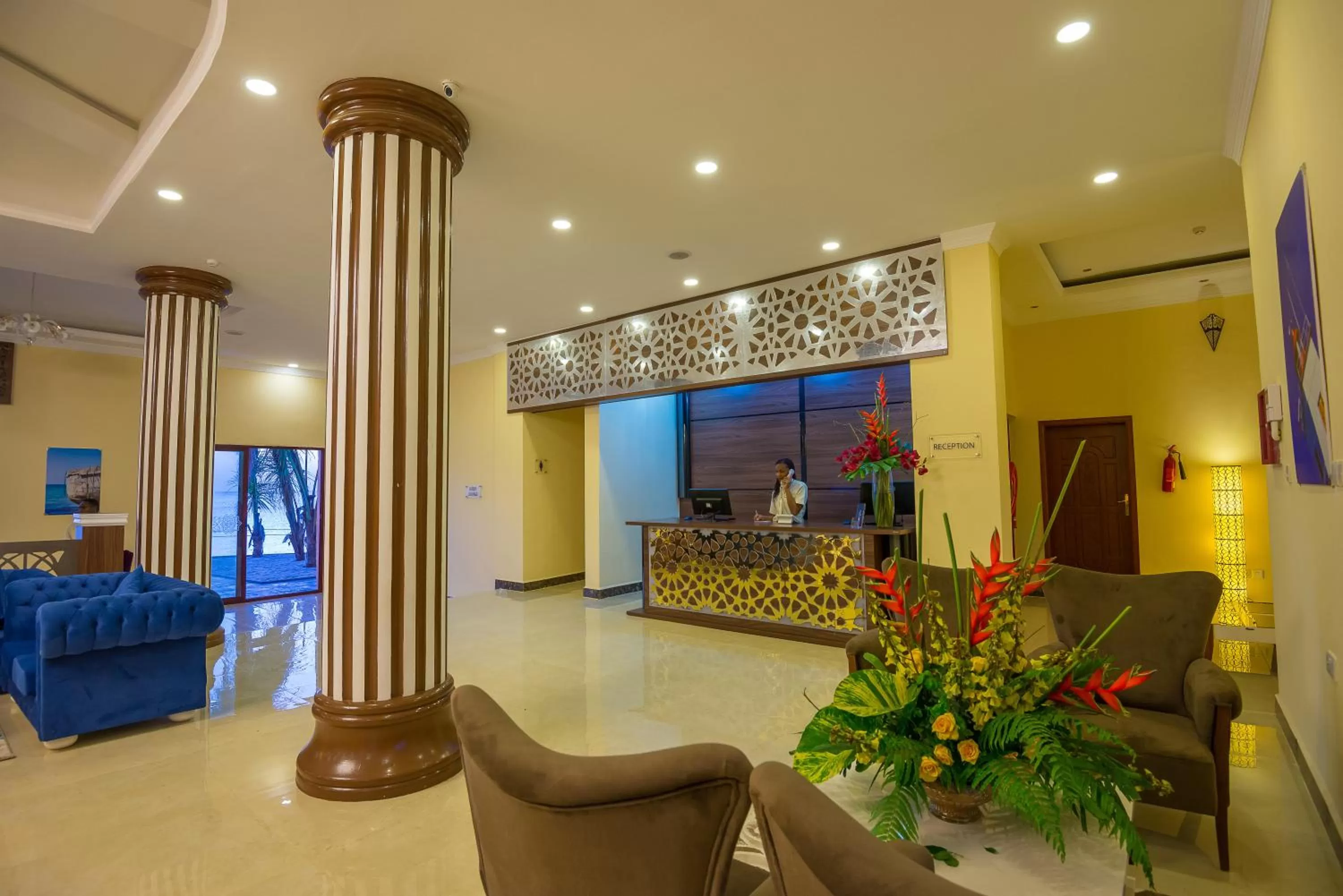 Lobby or reception in Golden Tulip Zanzibar Resort
