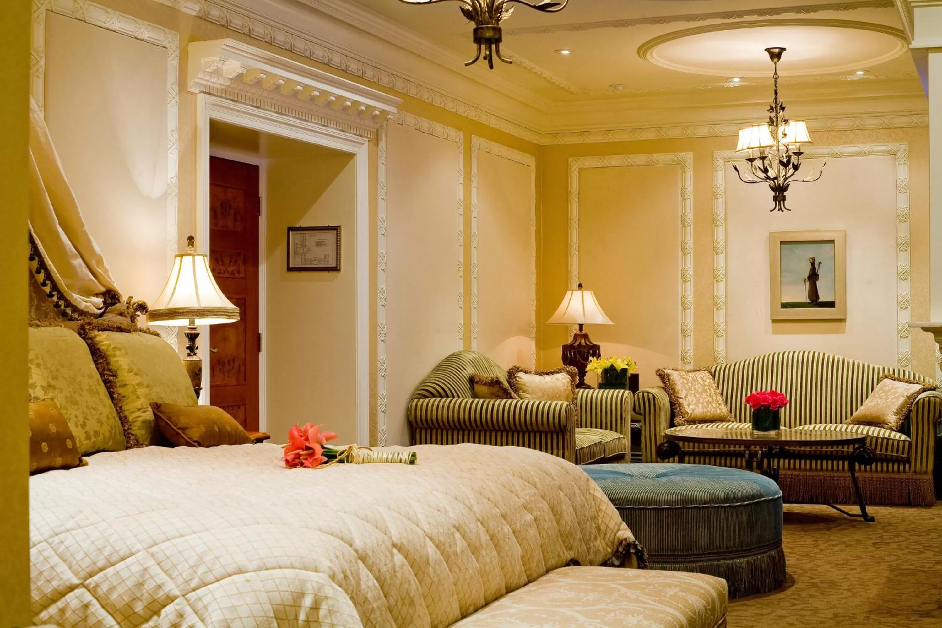 Seating area, Bed in Terelj Hotel & Spa