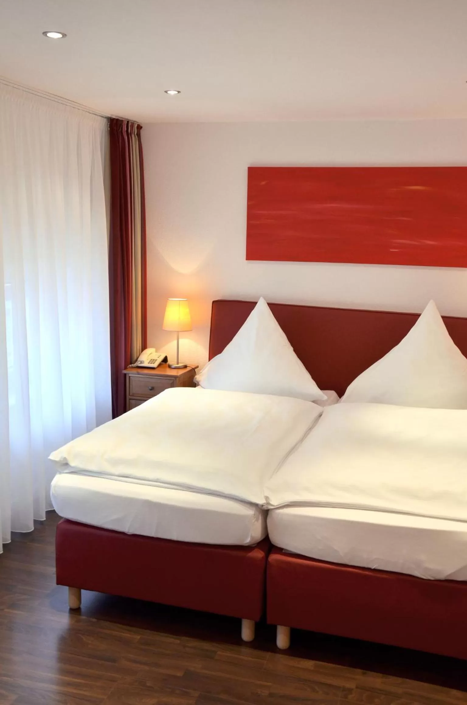 Bed in Hotel im Kupferkessel