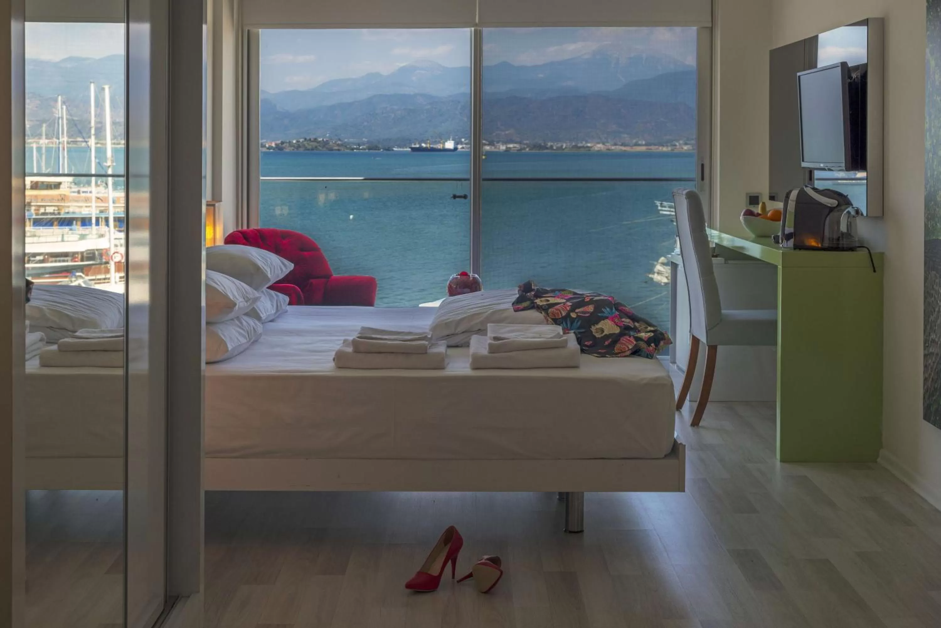 Bed in Orka Boutique Hotel