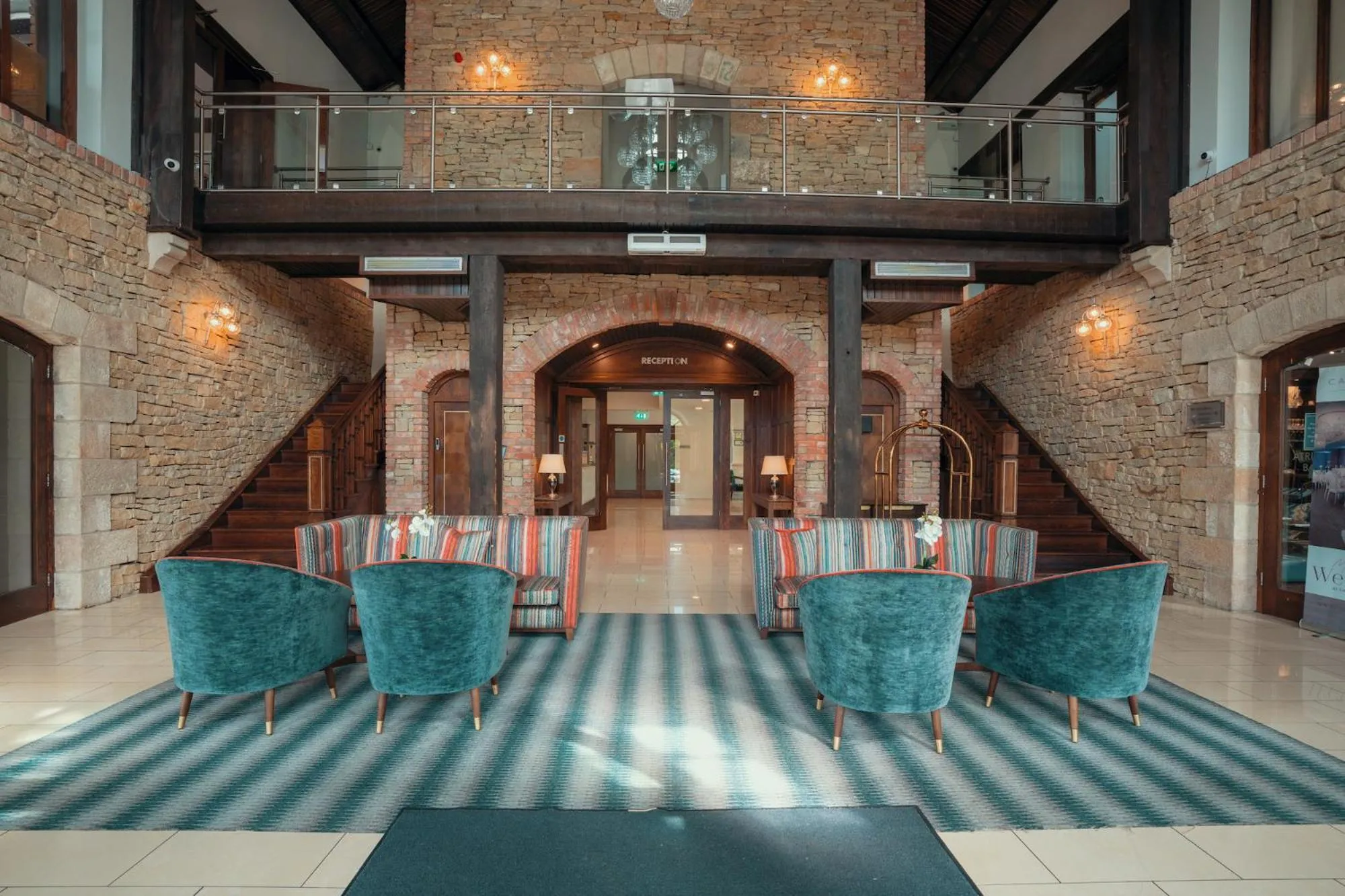 Seating area in Cavan Crystal Hotel