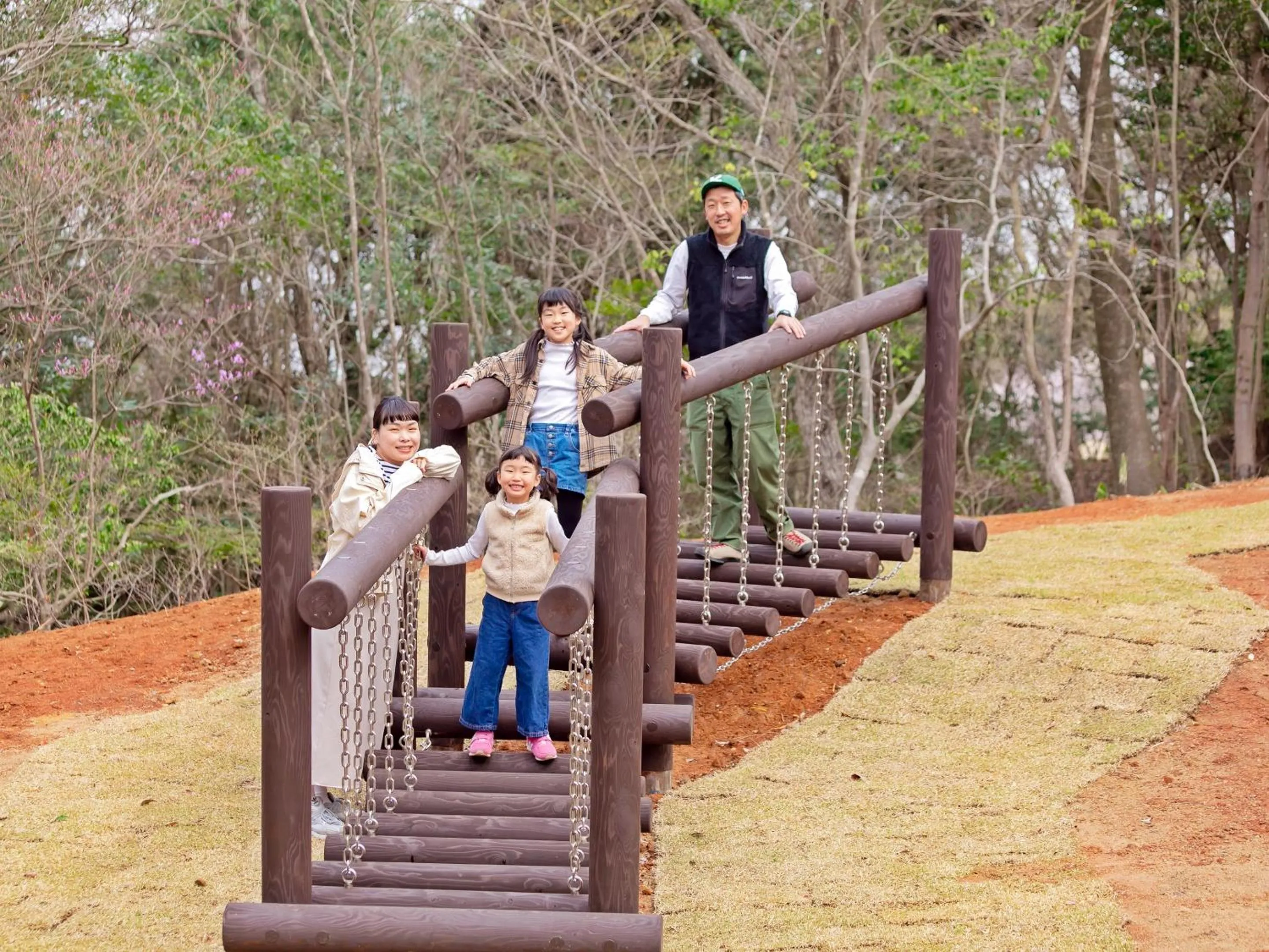 Children play ground in Matsue Forest Park