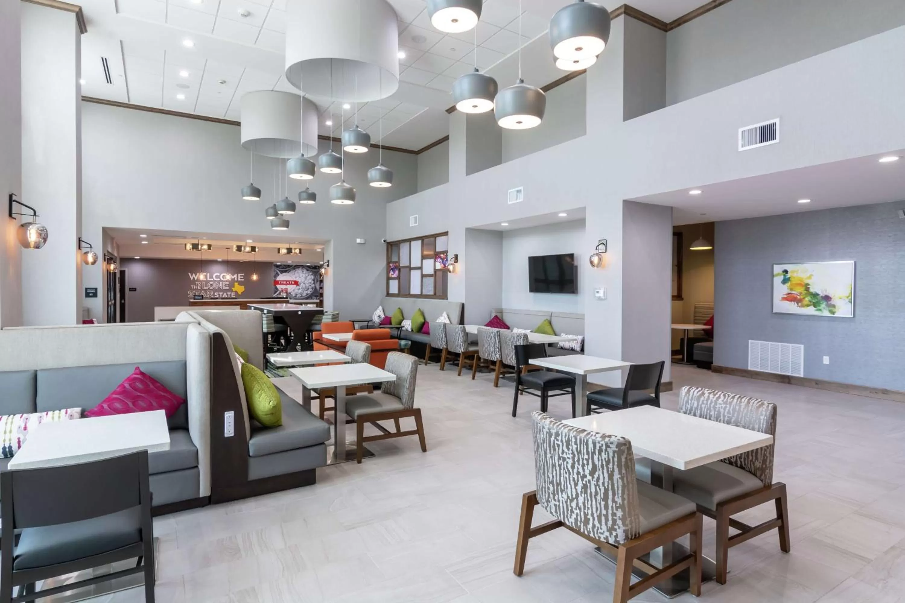 Lobby or reception in Hampton Inn & Suites Dallas East
