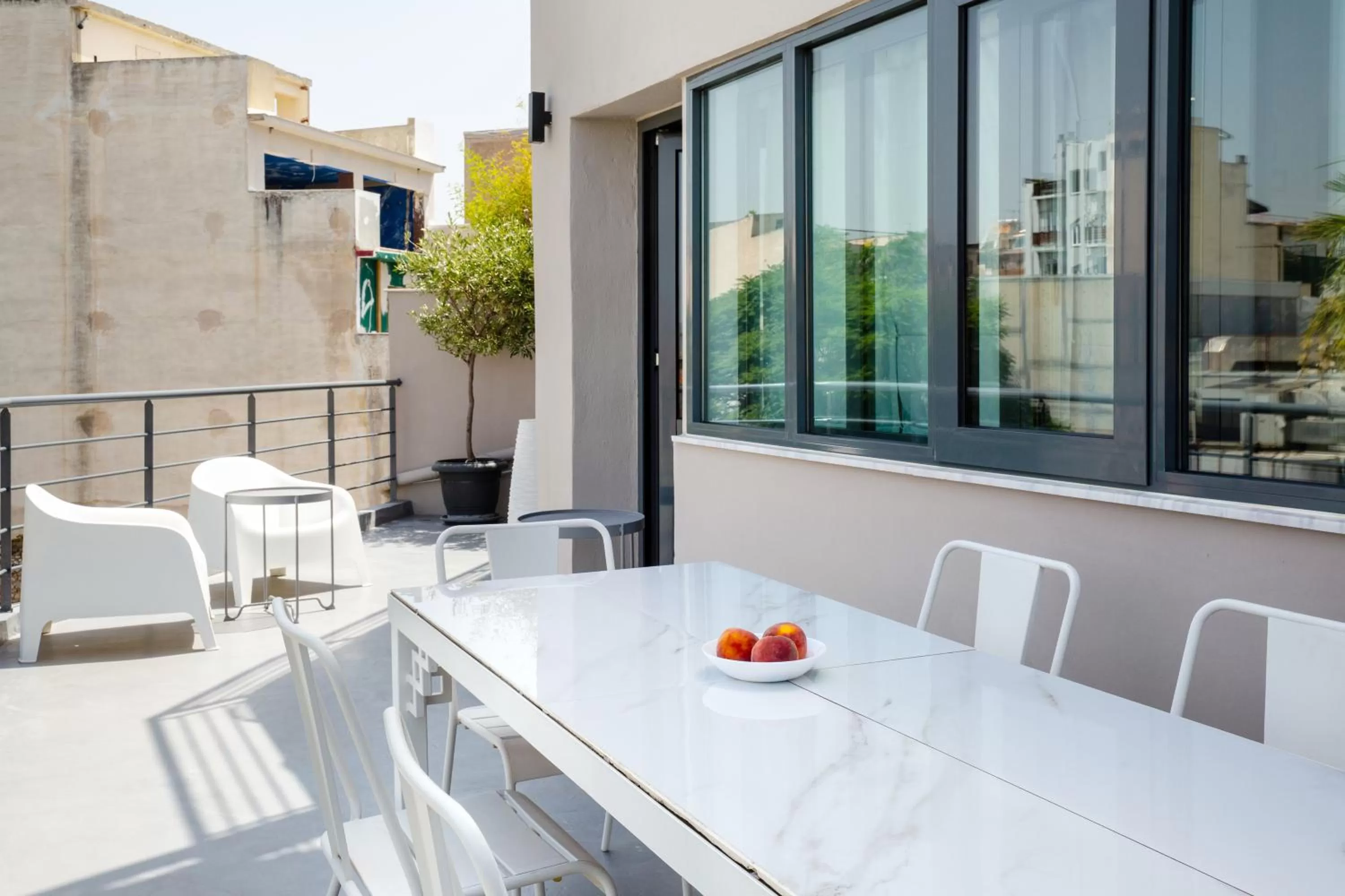 Balcony/Terrace in Downtown Athens Lofts - The Acropolis Observatory