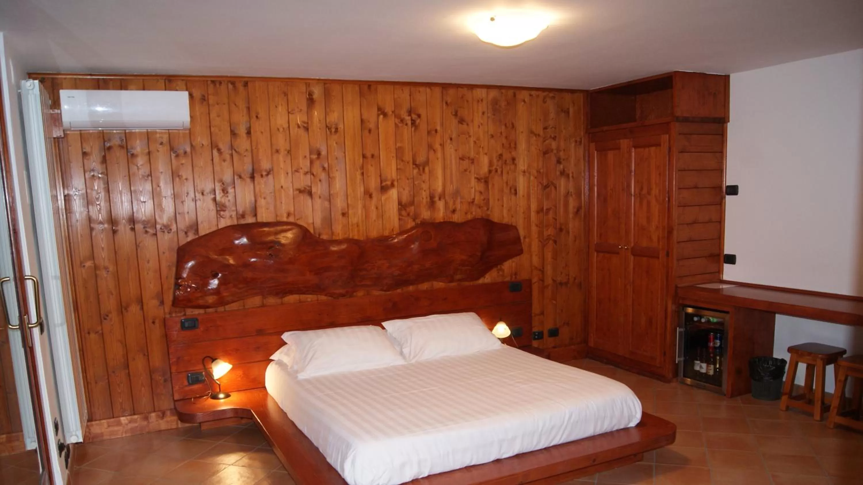 Bedroom, Bed in Resort Ninfea San Pellegrino Terme