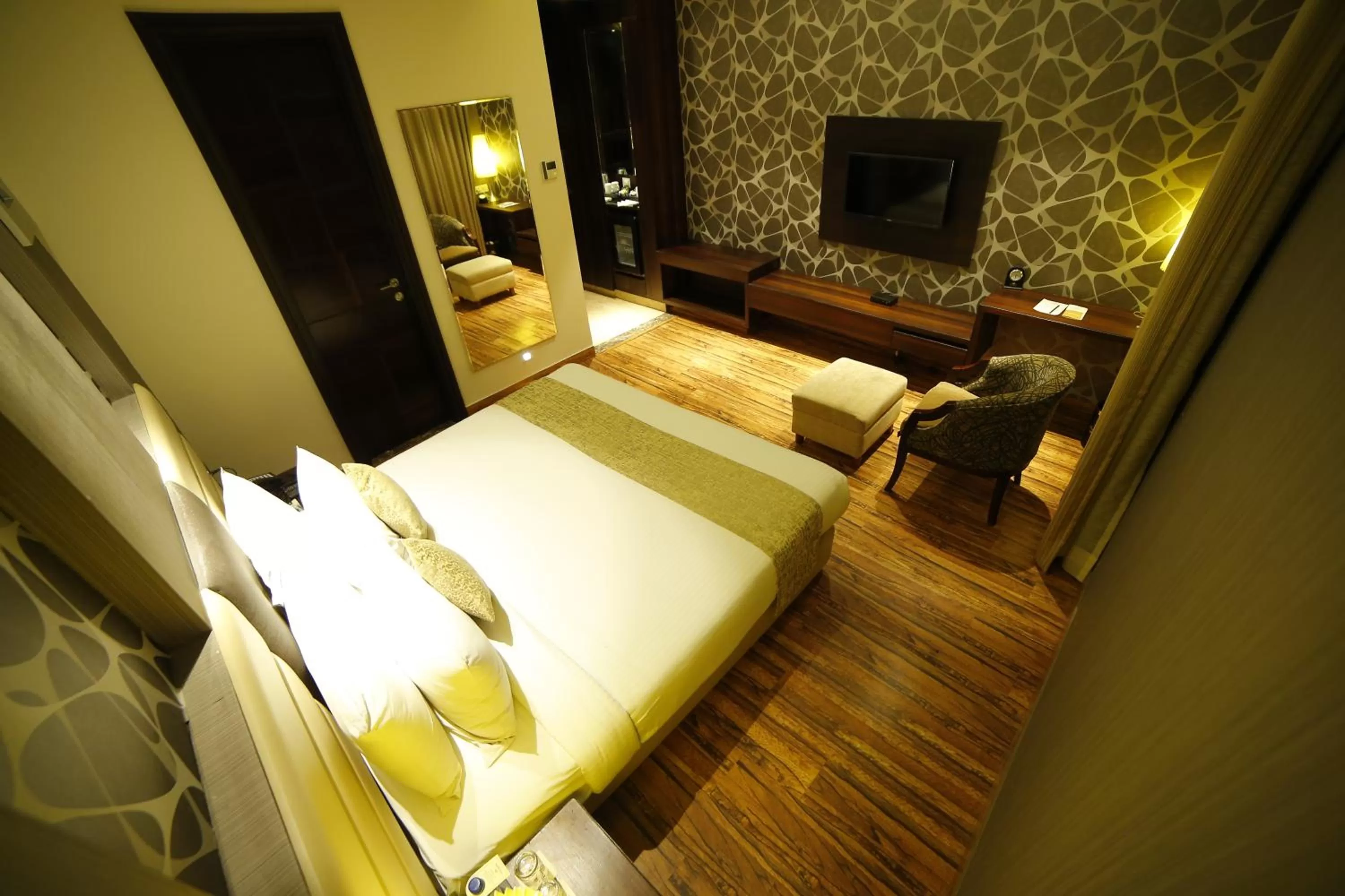 Bed in The Vivaan Hotel & Resorts Karnal