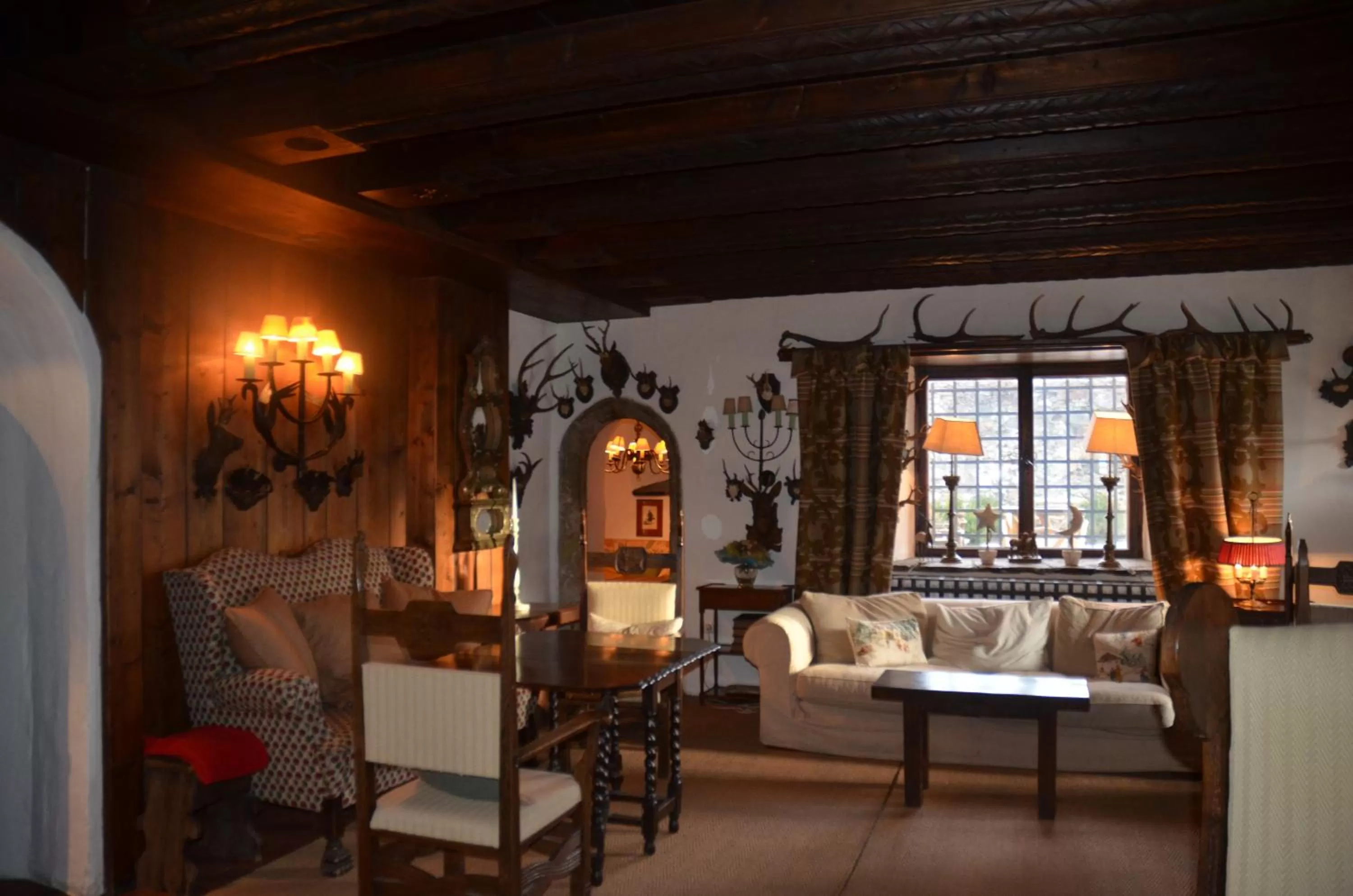 Seating area in Schloss Münichau