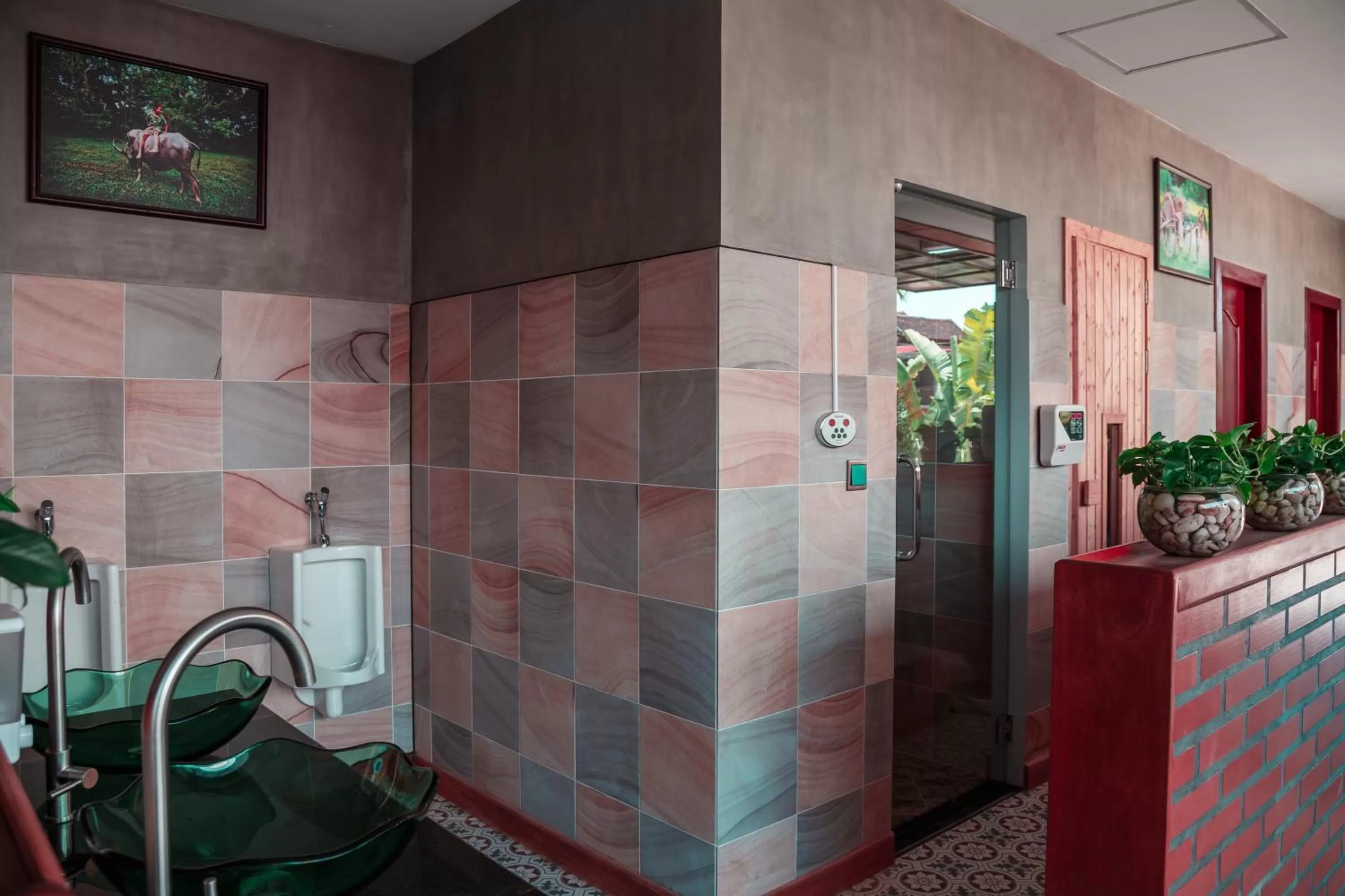 Steam room in BB Angkor Residence