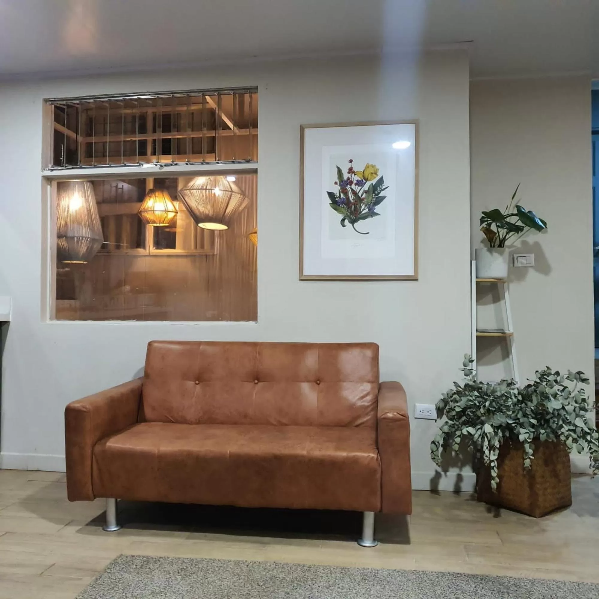 Seating area in Otoya 1907 Hotel