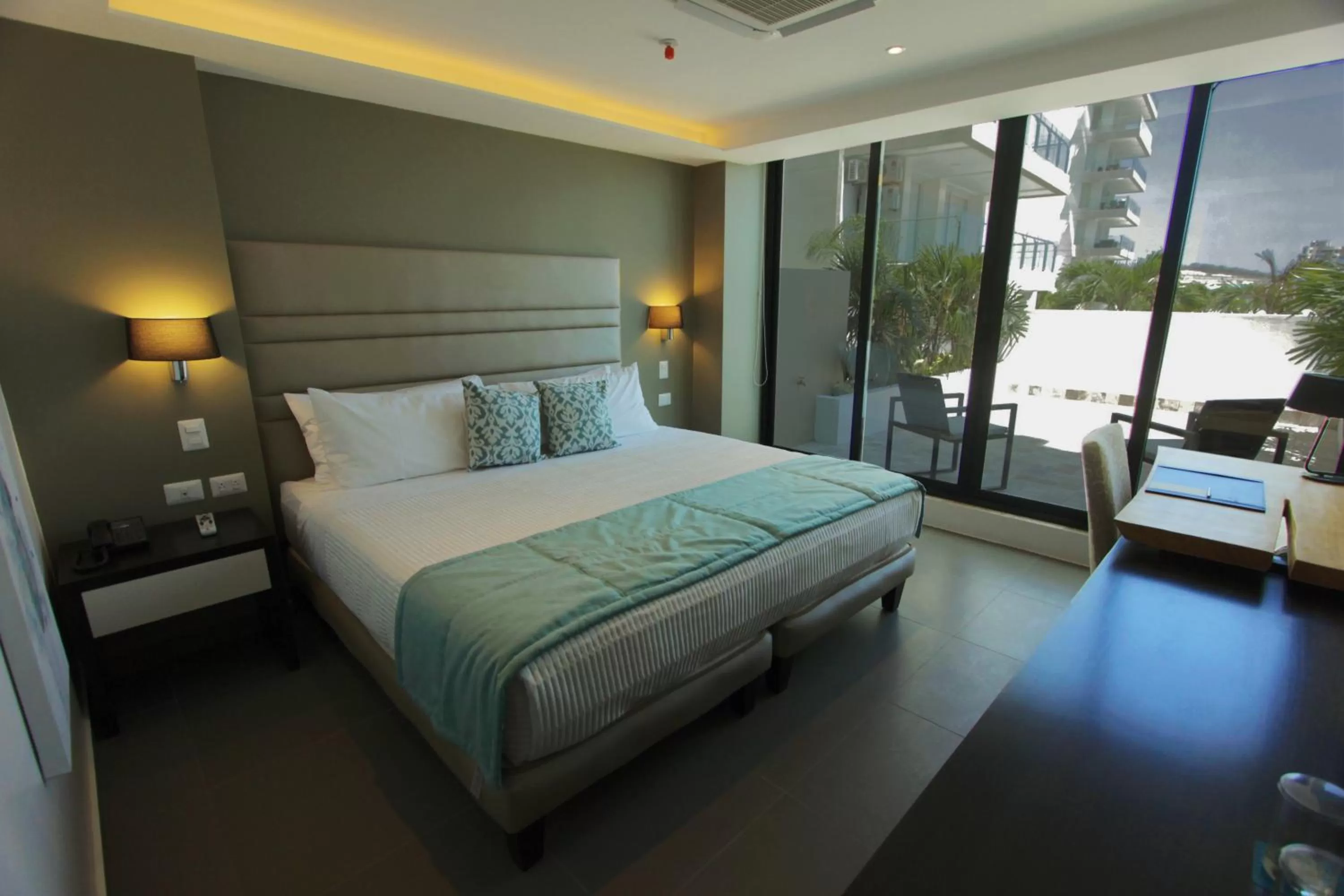 Bedroom, Bed in Hotel Poseidon