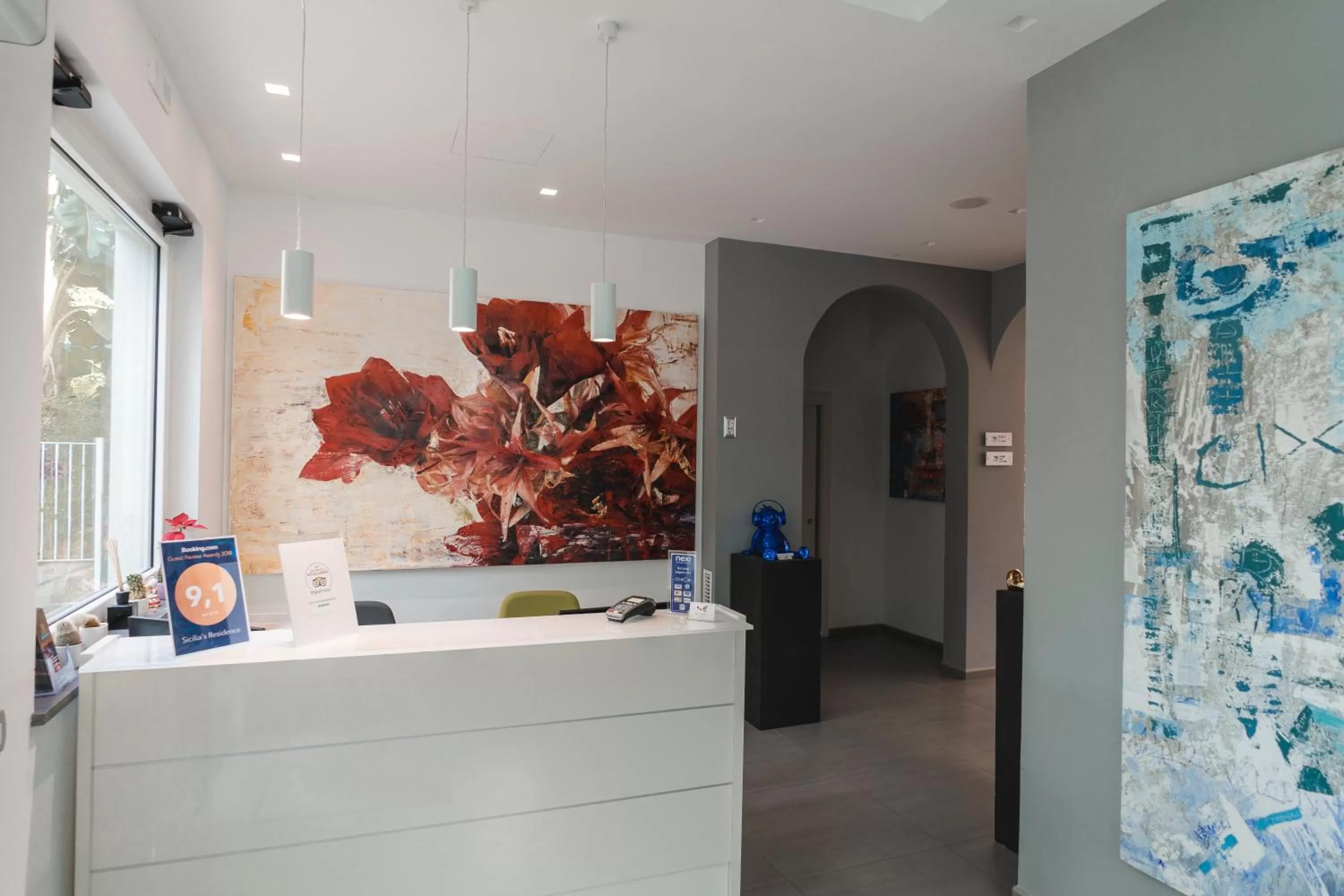 Lobby or reception in Sicilia's Art Hotel & Spa