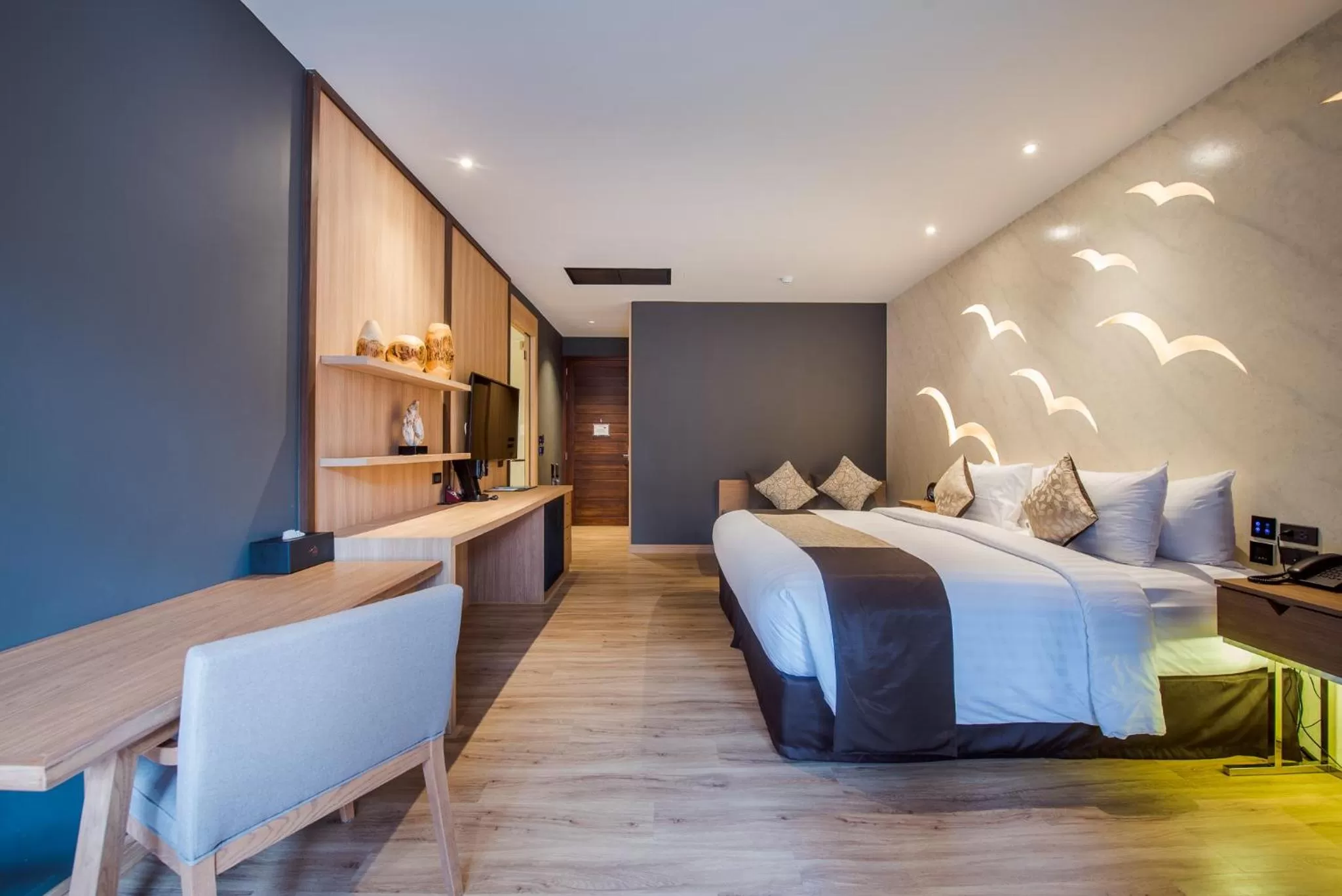 Decorative detail, Bed in The Yana Villas Hua Hin