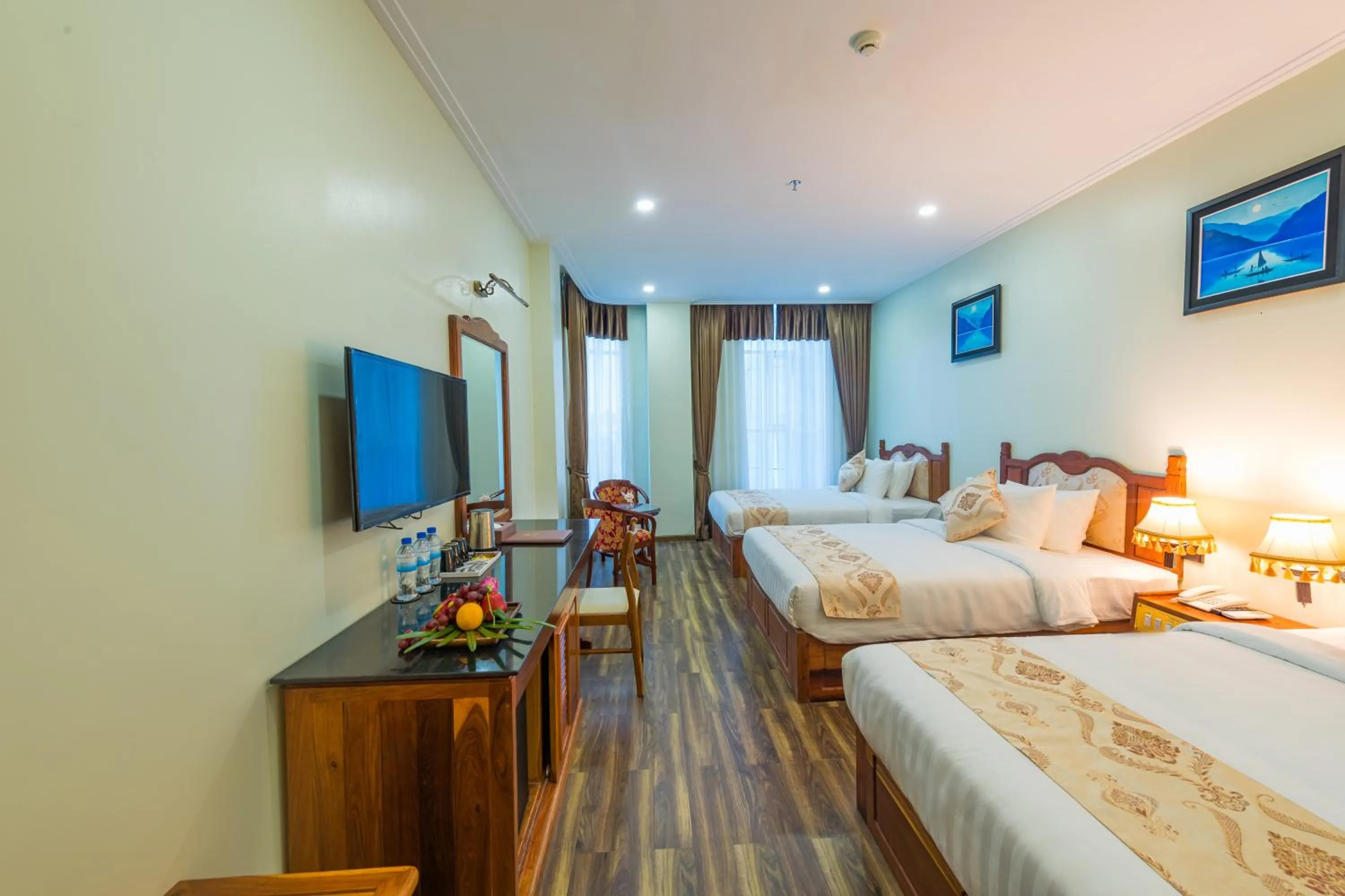 Photo of the whole room, Bed in Kampong Thom Royal Hotel