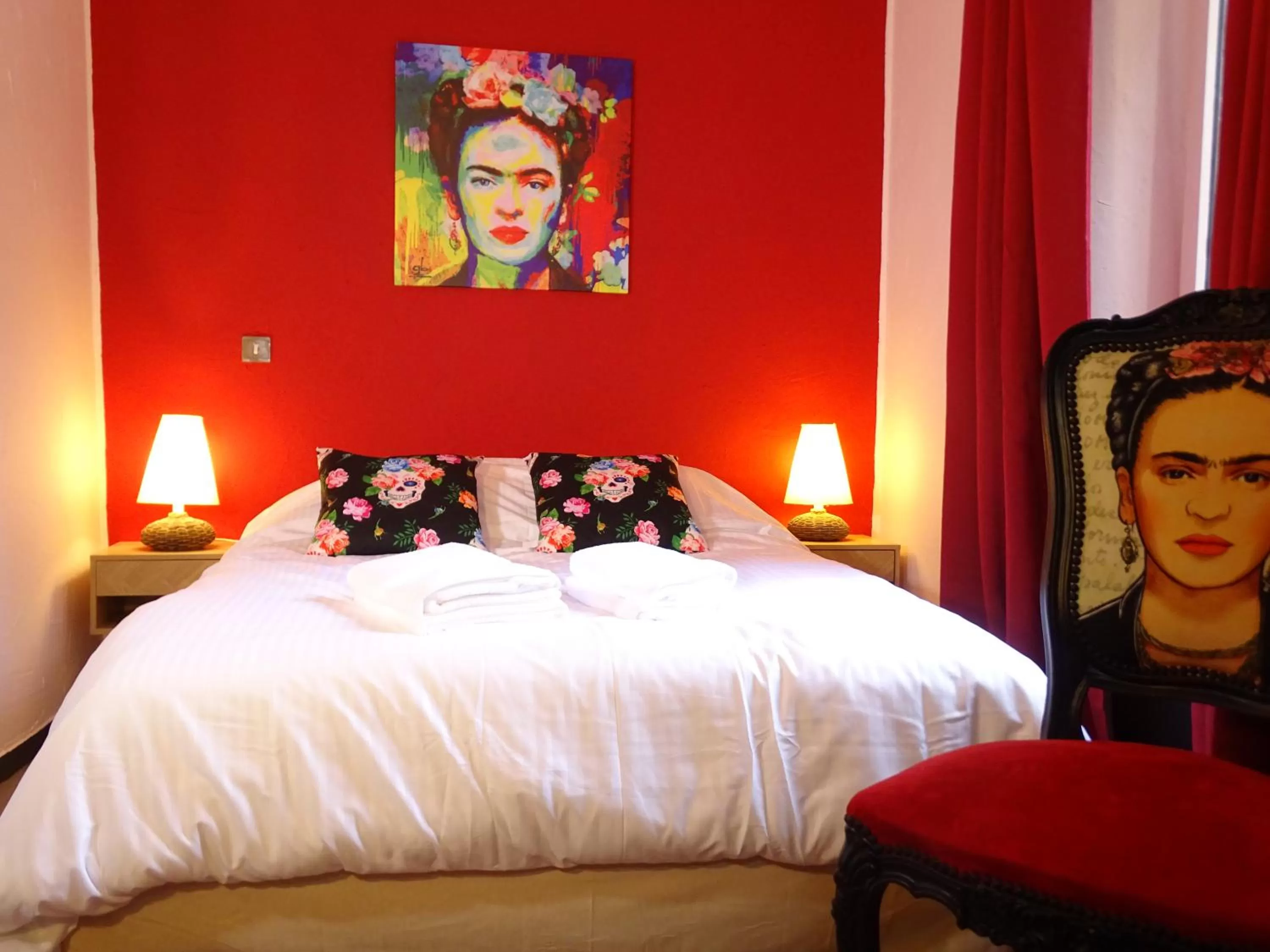 Bed in DÉDÉ DU VAL B&B