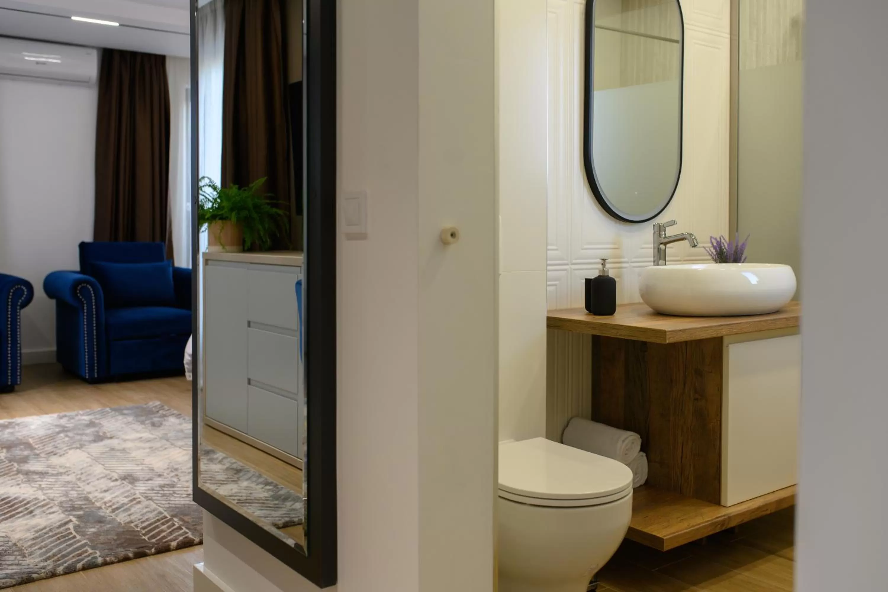 Toilet in Hotel Vila Discret