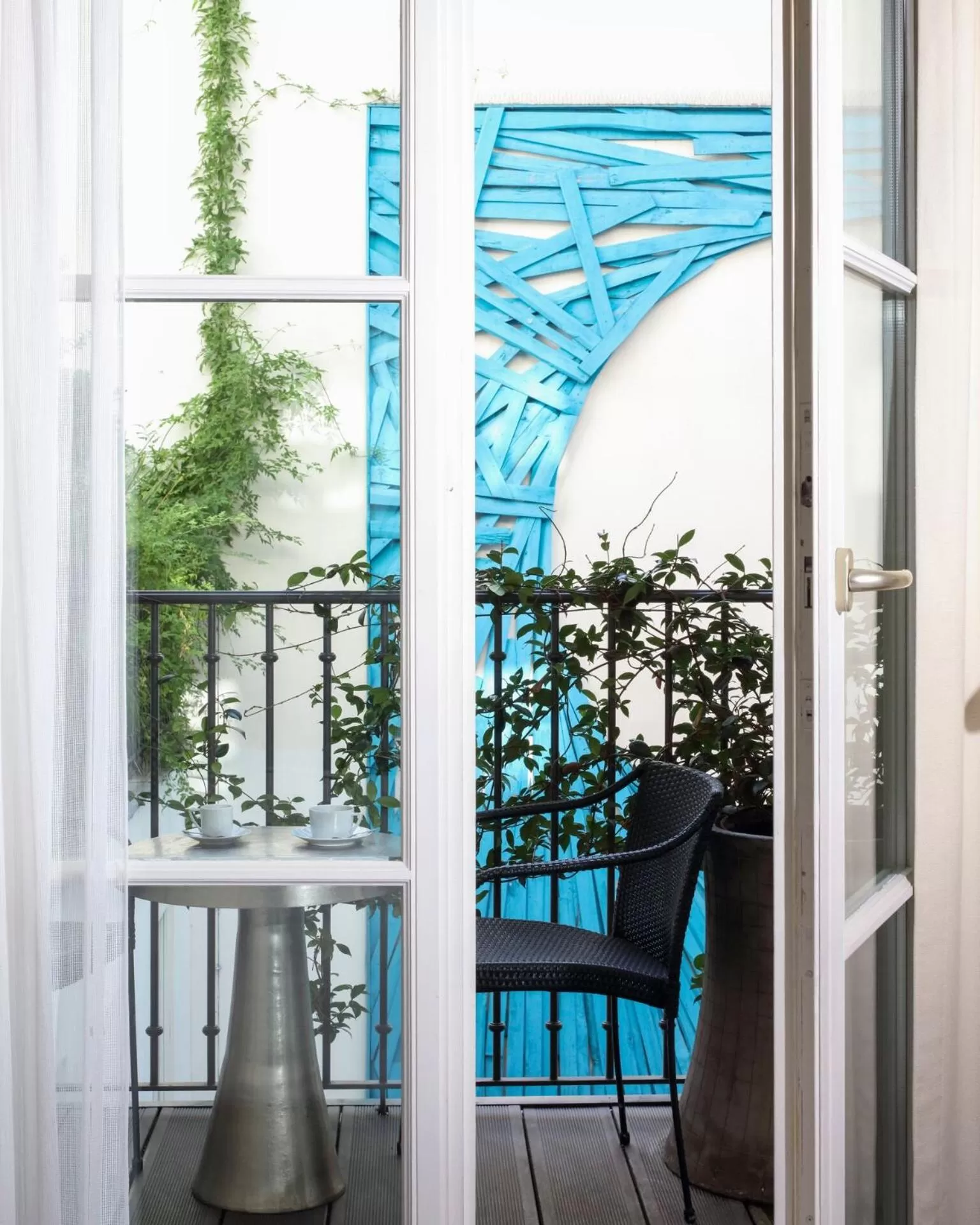 Balcony/Terrace in Hotel Les Bains Paris