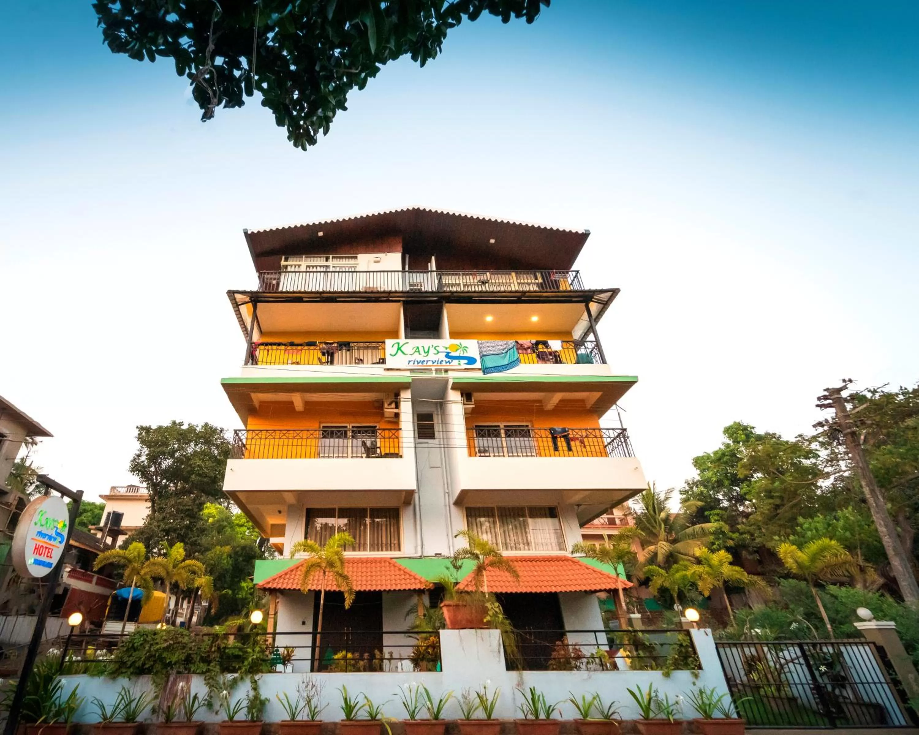 Property building in Kay's Riverview Resort - Near Baga Beach